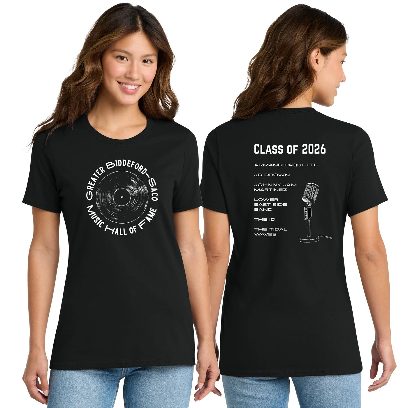 Greater Biddeford Saco Music HOF Women's Short Sleeve T-Shirt