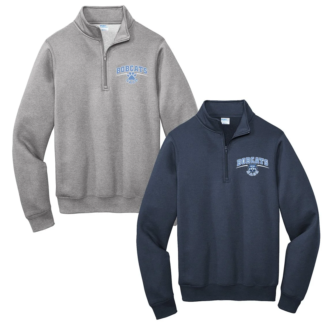 SMS Cross Country logo - 1/4 Zip Sweatshirt