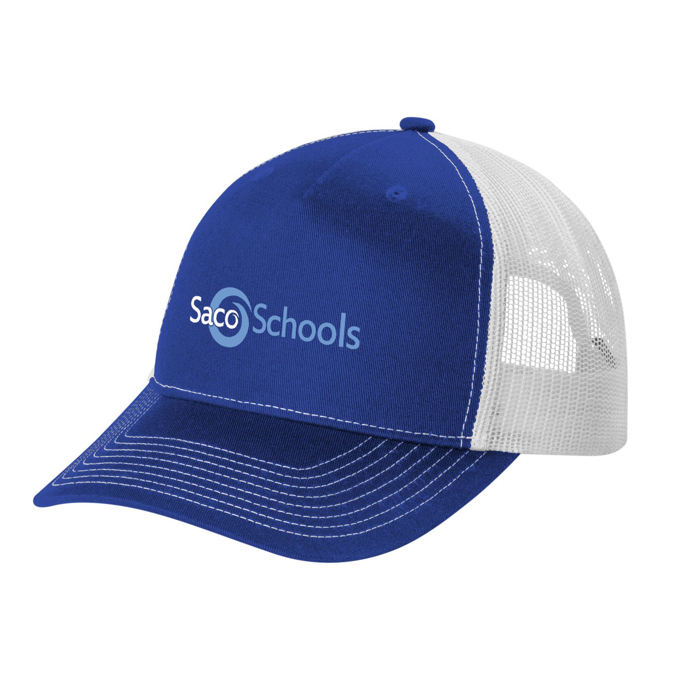 Saco Schools Five-Panel Trucker Cap