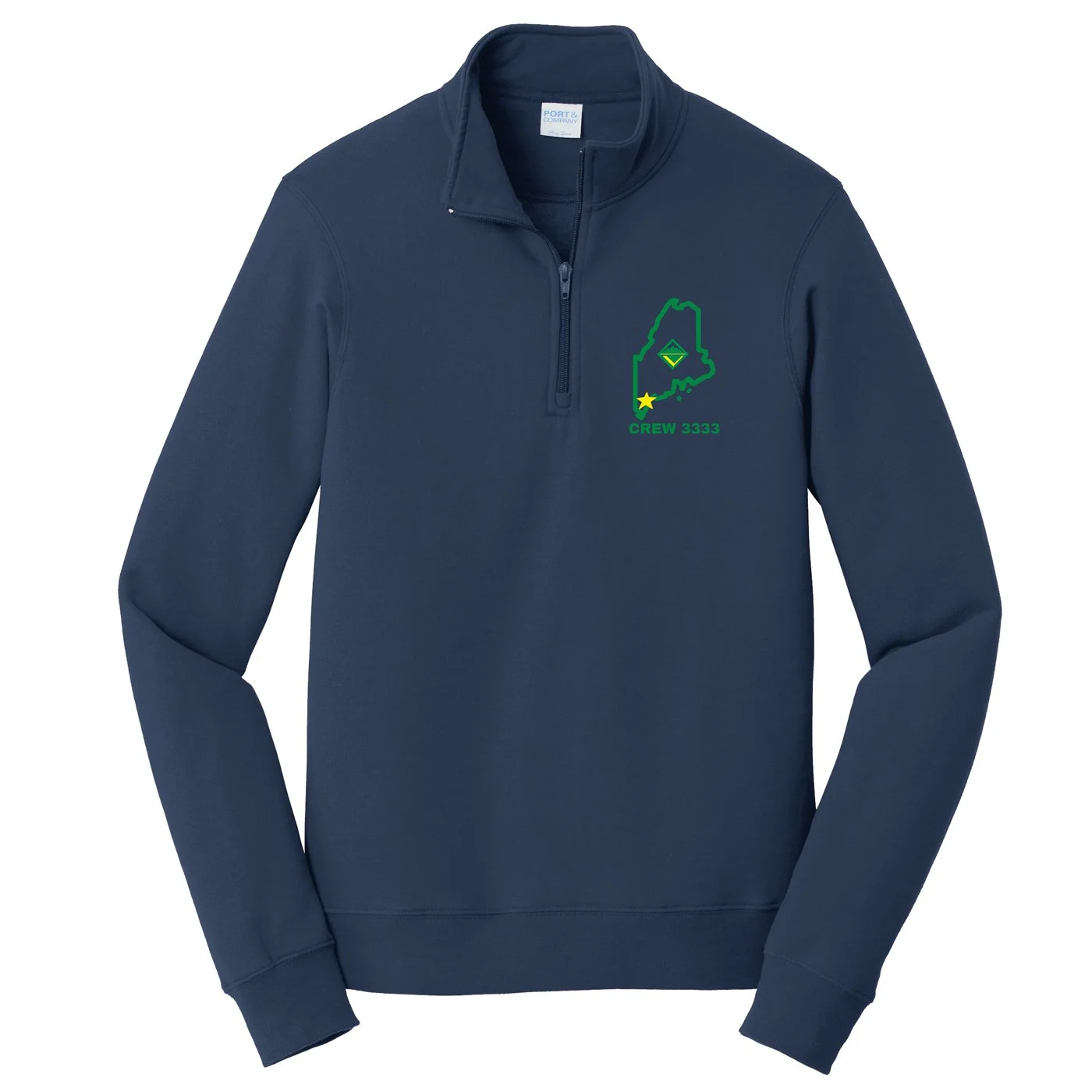 Crew 3333 Quarter Zip Sweatshirt