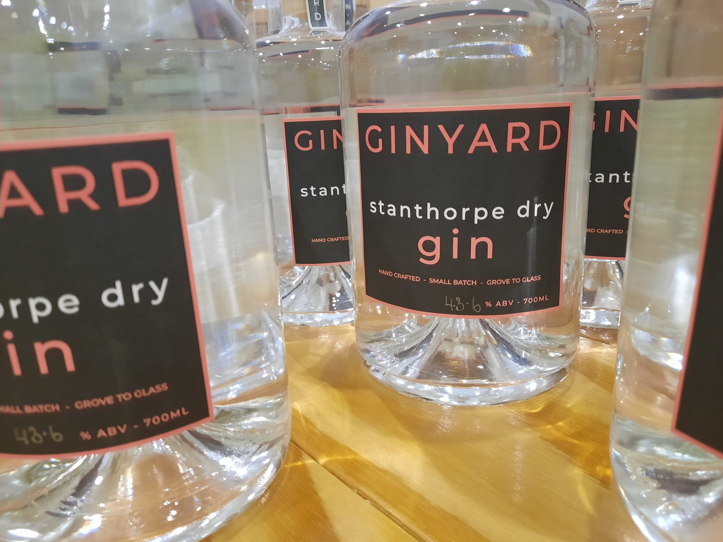 Stanthorpe dry gin bottles
