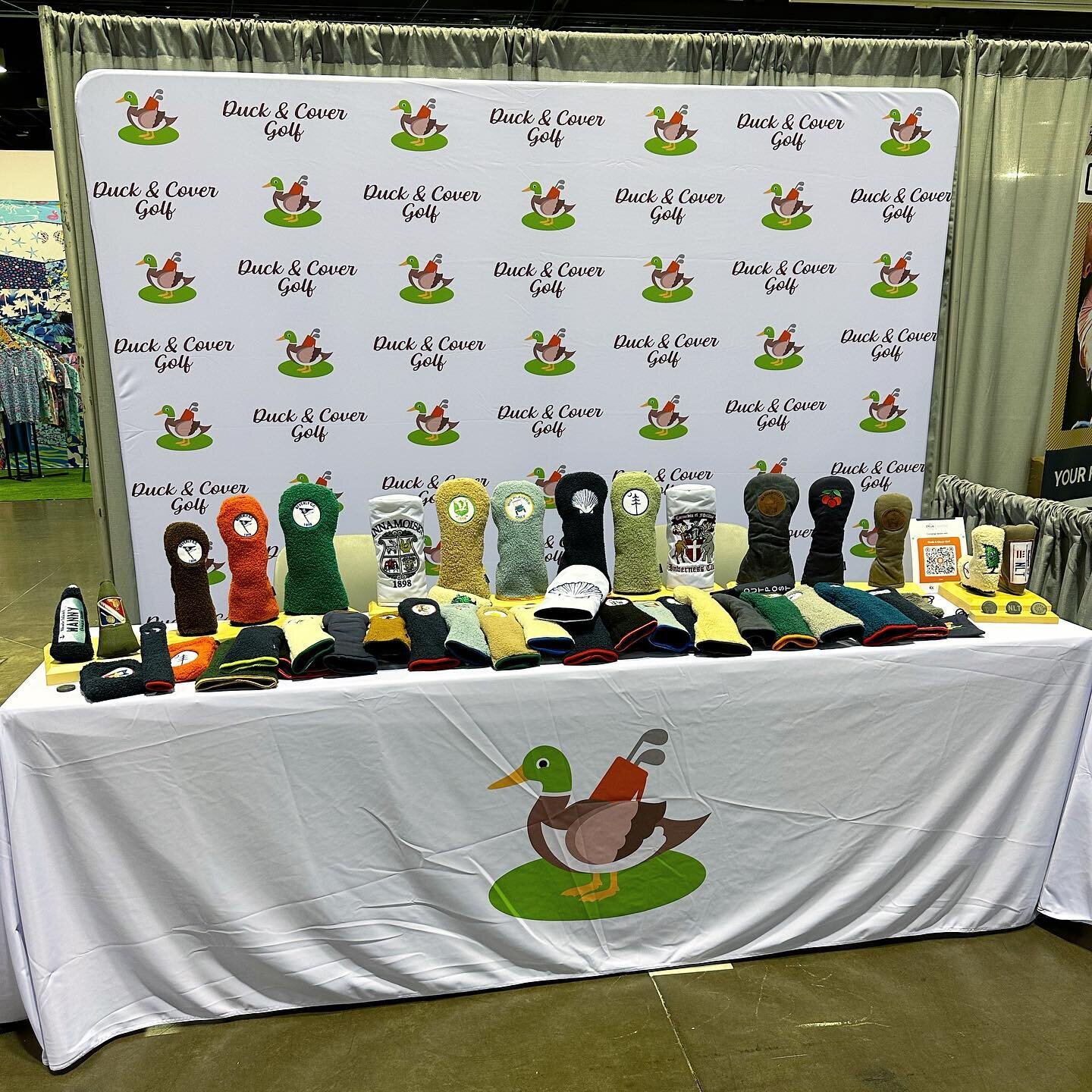 Excited to be back at the @pgagolfshows this week. Stop by booth 5383 to check out all our new headcovers. #pgashow #pgashow2024 #sherpaheadcover
