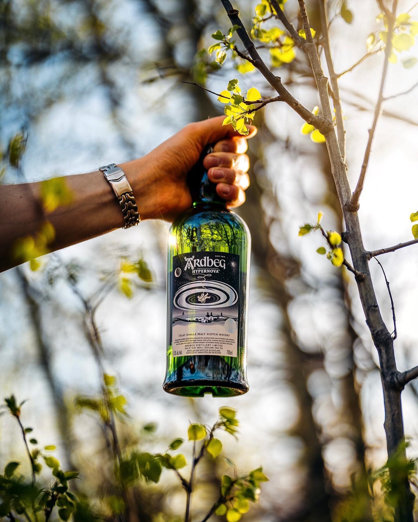 What does a lovely outdoor spring setting have to do with the new Ardbeg Hypernova you ask? Absolutely nothing but we were excited about getting our hands on this bottle and we&rsquo;re a touch short on outer space and or smoke themed scenery these d