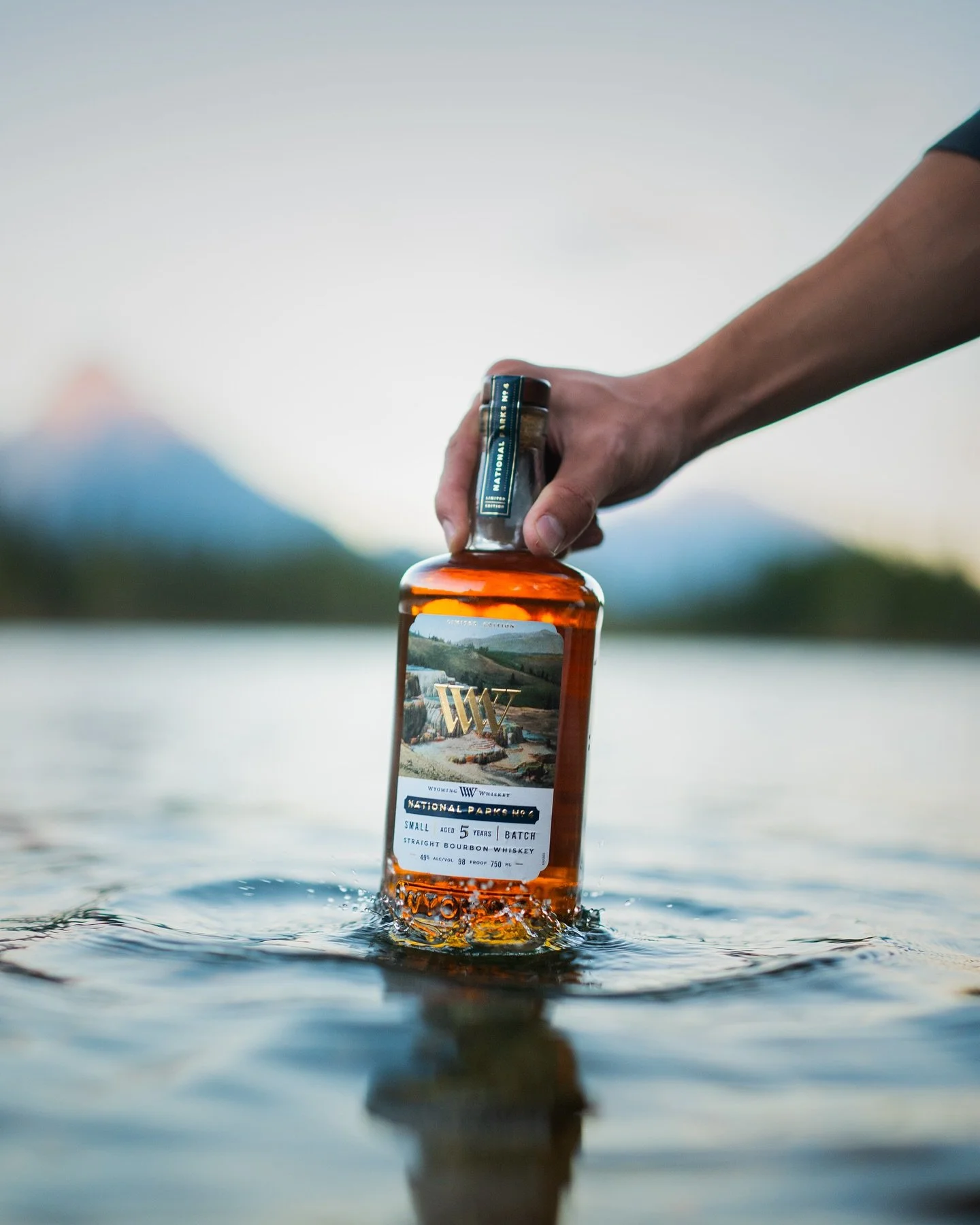 These National Park limited edition releases from @wyomingwhiskey celebrate their partnership with the National Park Foundation, a non profit dedicated to protecting and preserving the National Parks in the USA. 
This is the fourth release in the se