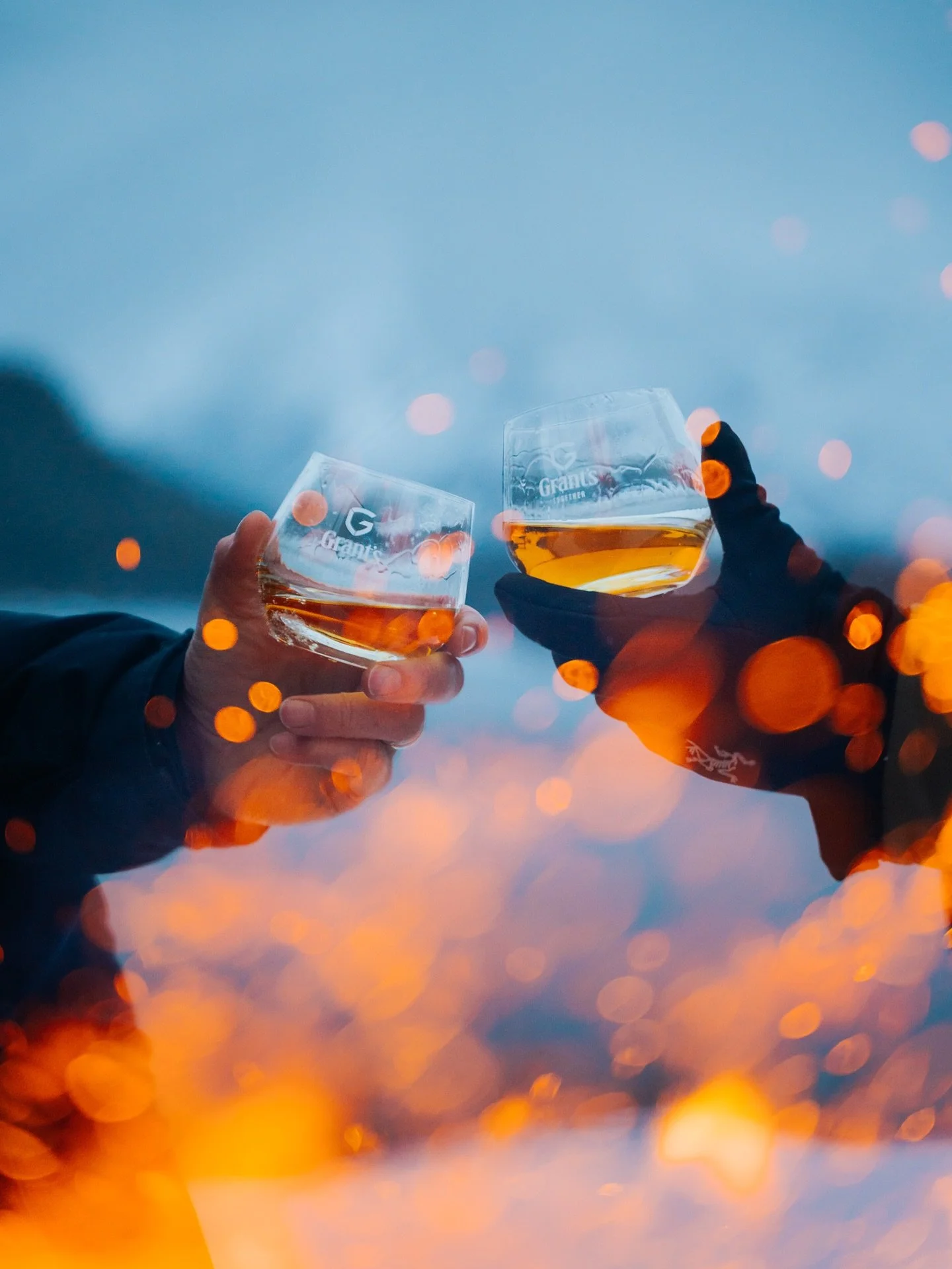 Cool nights, warm fires, good whisky, and sub par company 😆 Hello, November.