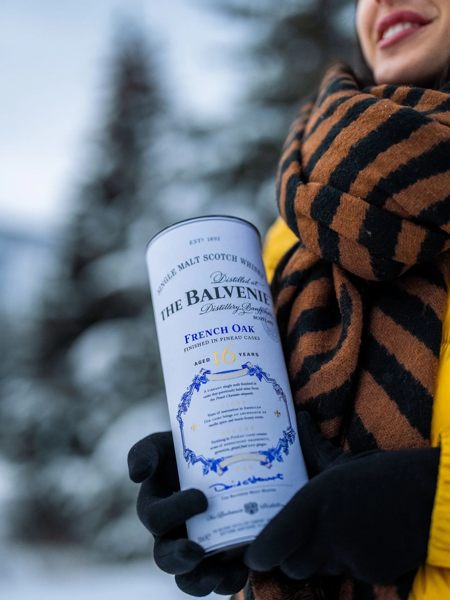 A little fresh snow, a little French oak. 🤝
This lovely little Balvenie, aged 16 years and finished in casks that once held Pineau des Charentes from France and is a beautiful reminder that thoughtful finishing doesn&rsquo;t have to take over the ba