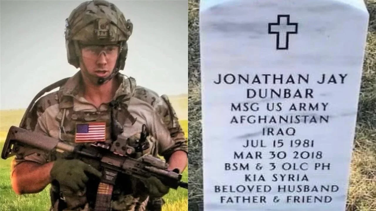 Jon Dunbar (15 JUL 81 - 30 MAR 18)

MSG Dunbar epitomized grit, humility and selflessness.

He enlisted, served in the Army as an Infantryman before throwing his hat in the ring to serve at the highest levels in the Special Operations Community.

I h