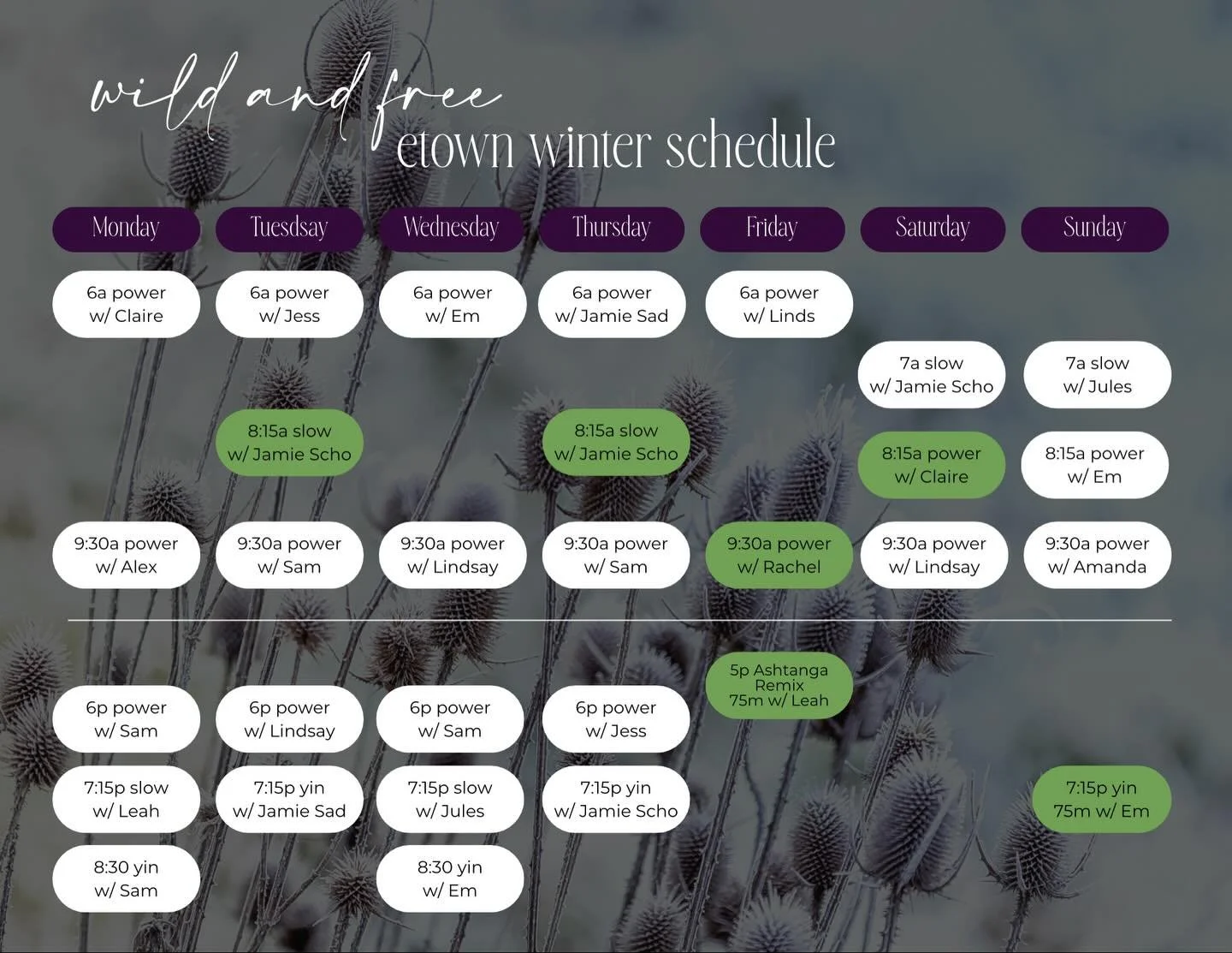 welcome, winter❄️

▪️Note the few highlighted changes set to launch 12/19!