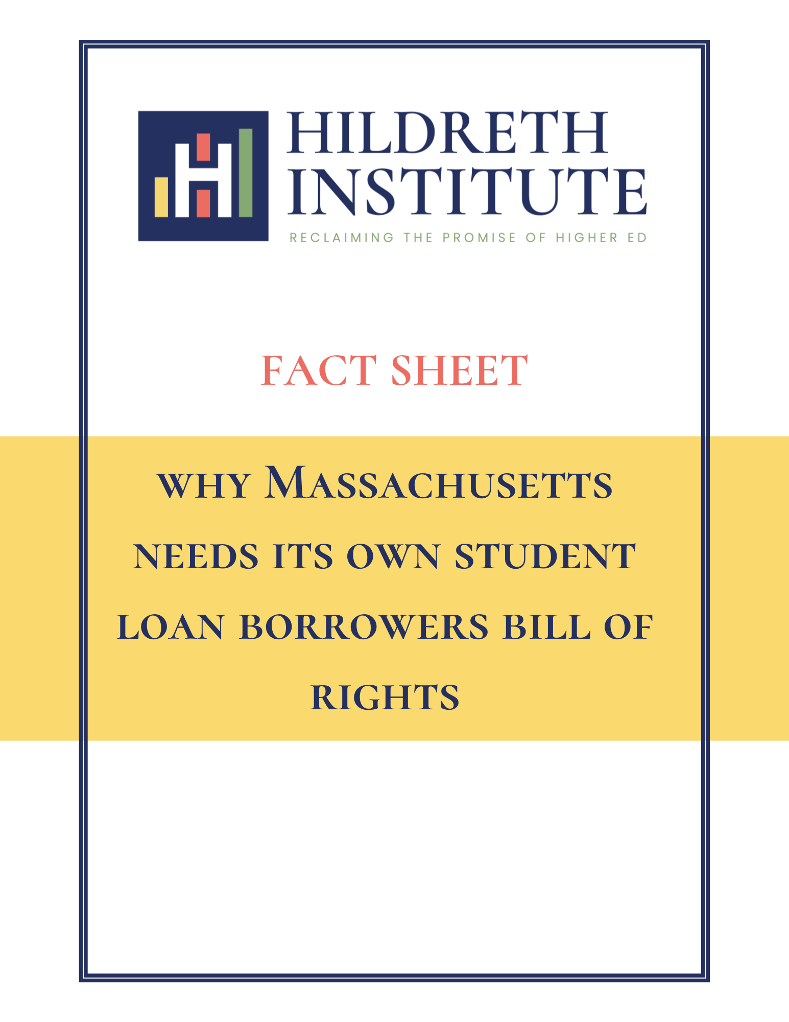 Fact Sheets — Hildreth