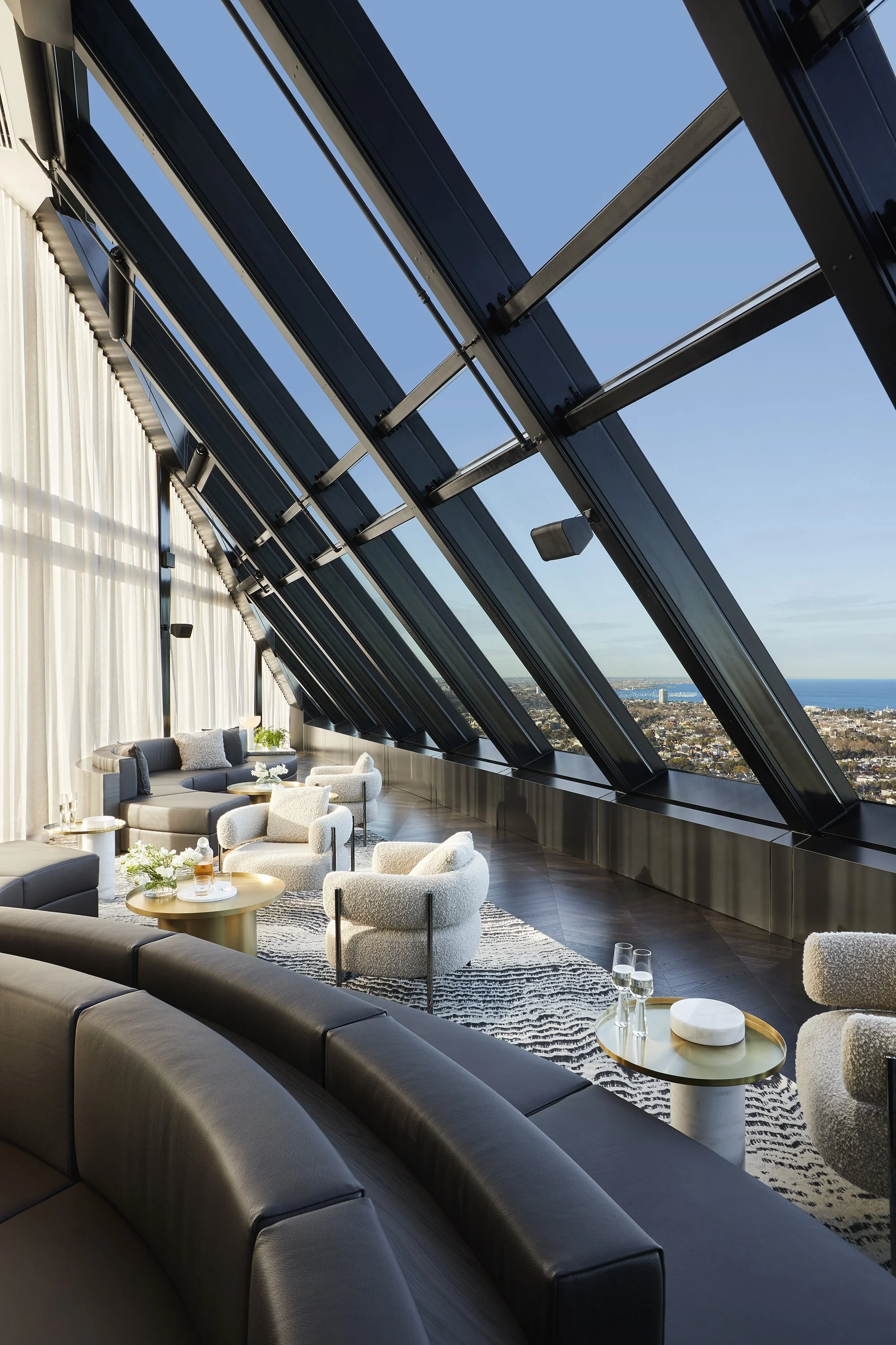 Melbourne bay views apartments. Interiors photography for property developer R Corporation