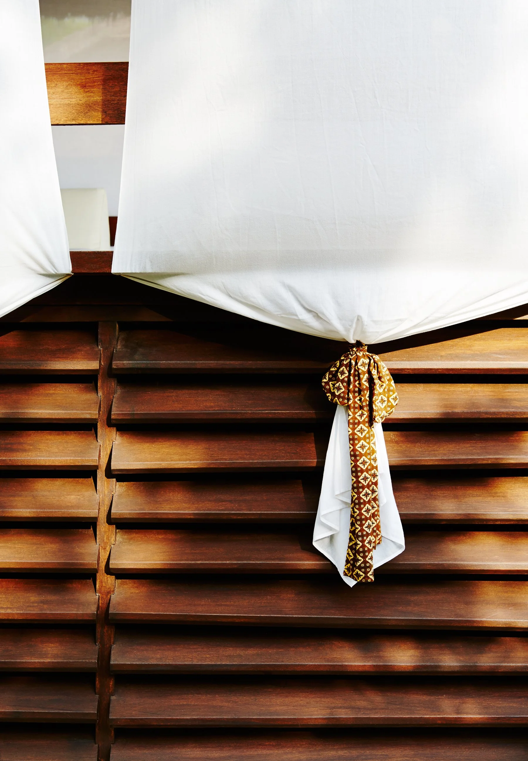 Bali hotel curtain detail