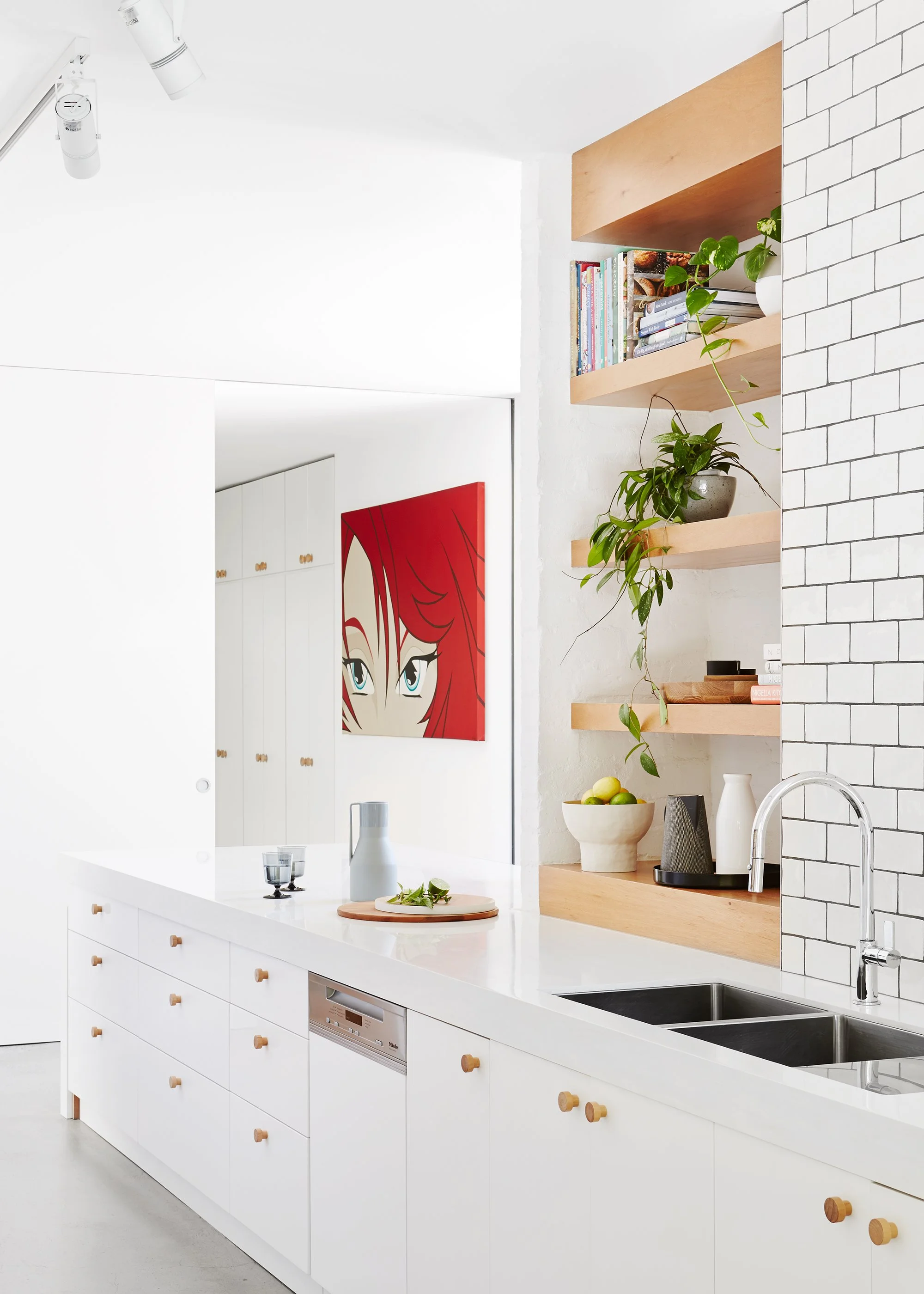 Architects EAT kitchen detail. Melbourne architecture photography