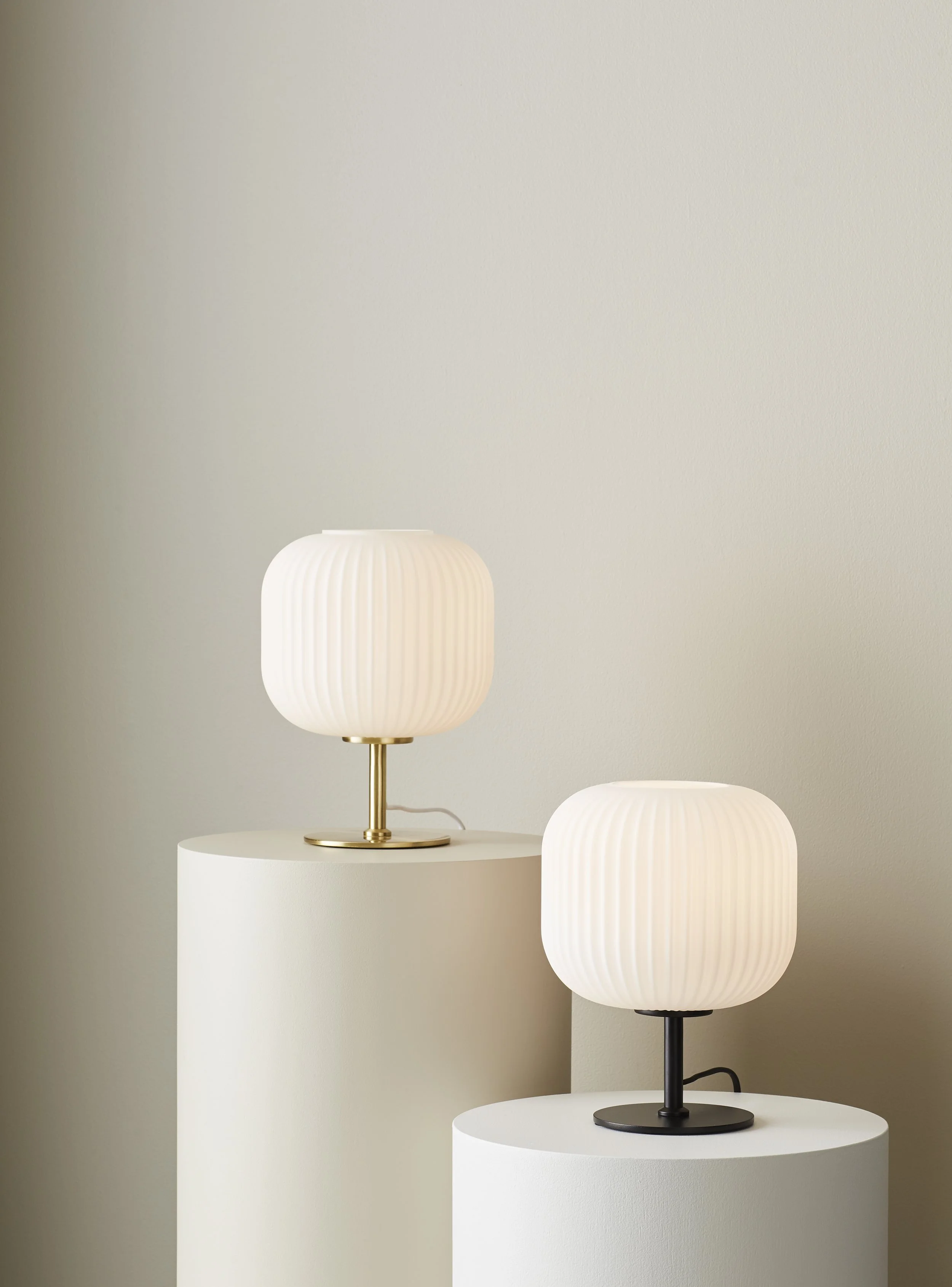 Designer lamps photography in studio