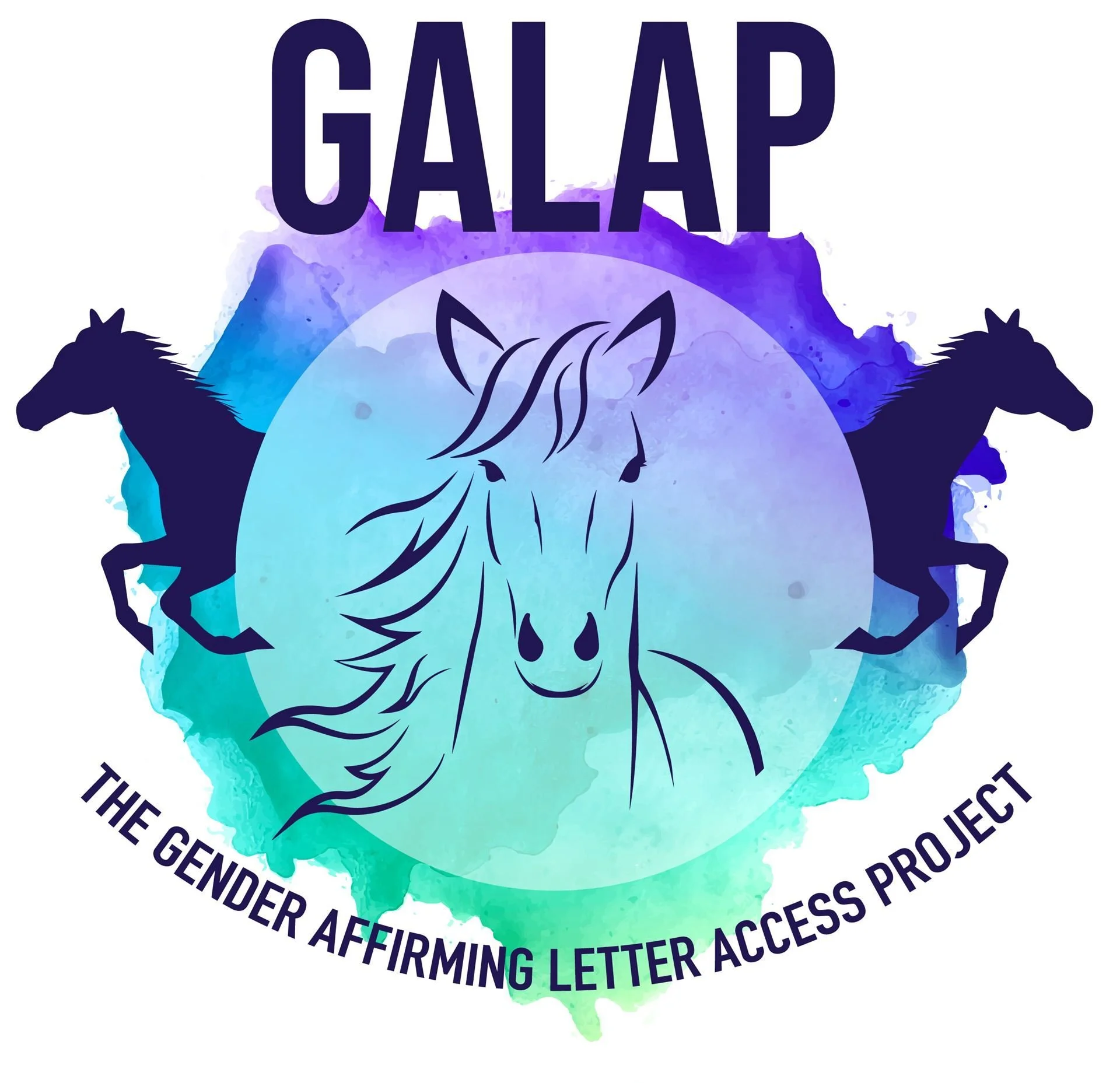 GALAP Pledge Logo & Link Gender Affirming Letter Access Project
