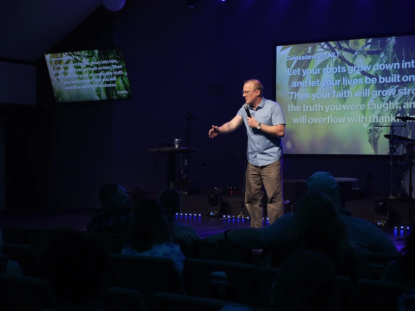 Let our roots grow down into Him, and let our lives be built on Him. 🌿

From the first song to the last prayer, you could feel God moving in the room today!

We&rsquo;re thankful for our Coastal family, our incredible pastors, and all that God conti