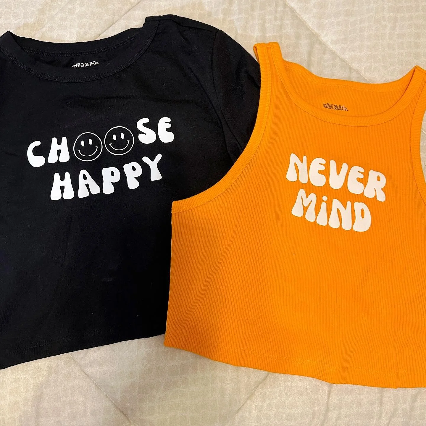 Just in time for summer ☀️ 

Loving these super cute custom tees! The orange color is perfect for spring/summer. Include any fun phrase you want &amp; we&rsquo;ll do the rest! 😎🌻⛱️

View more of our work ➡️ VowtoPerfection.com
&bull;
&bull;
&bull;
