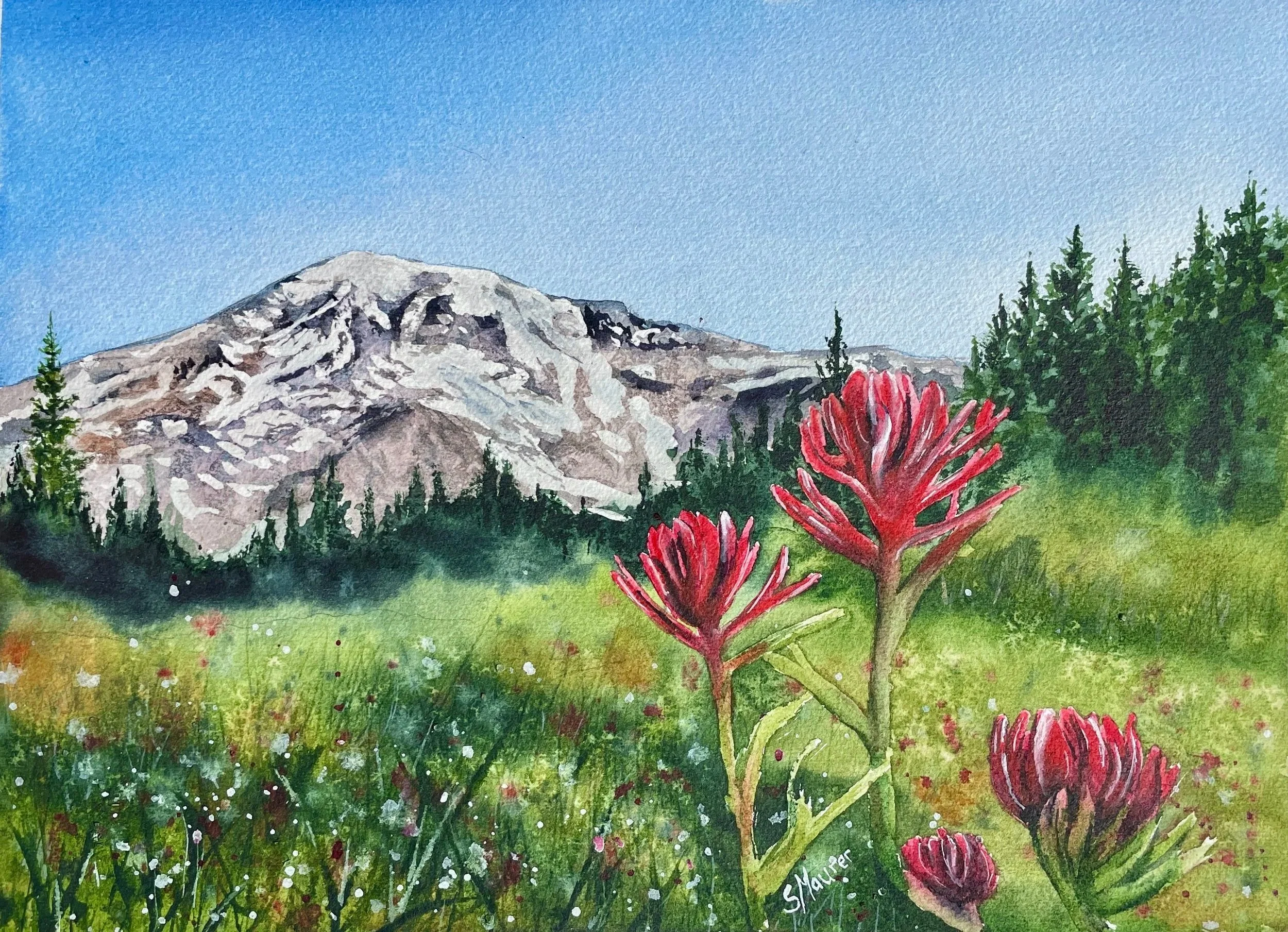 Mount Rainier Giclee Print