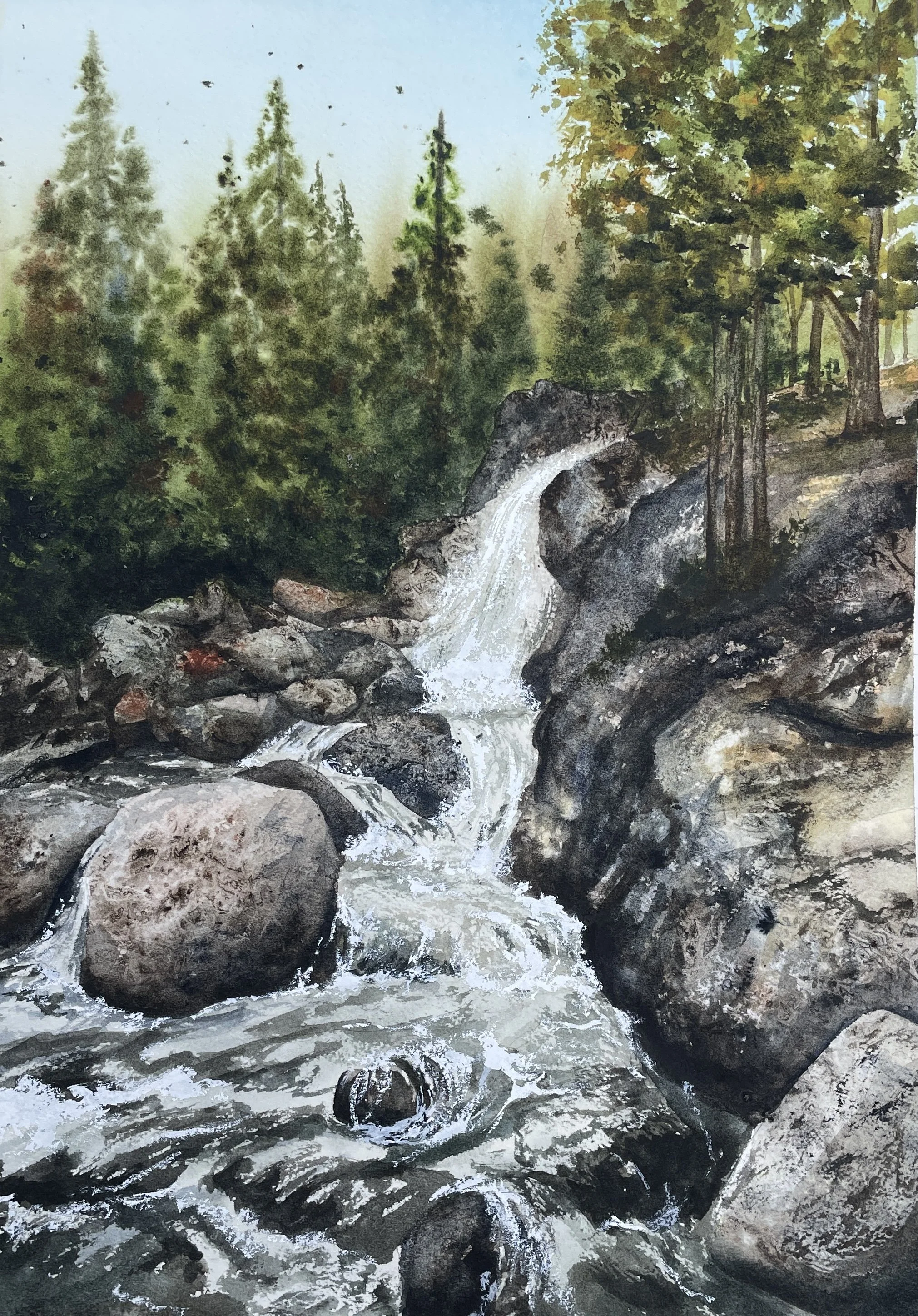 Alberta Falls Giclee Print