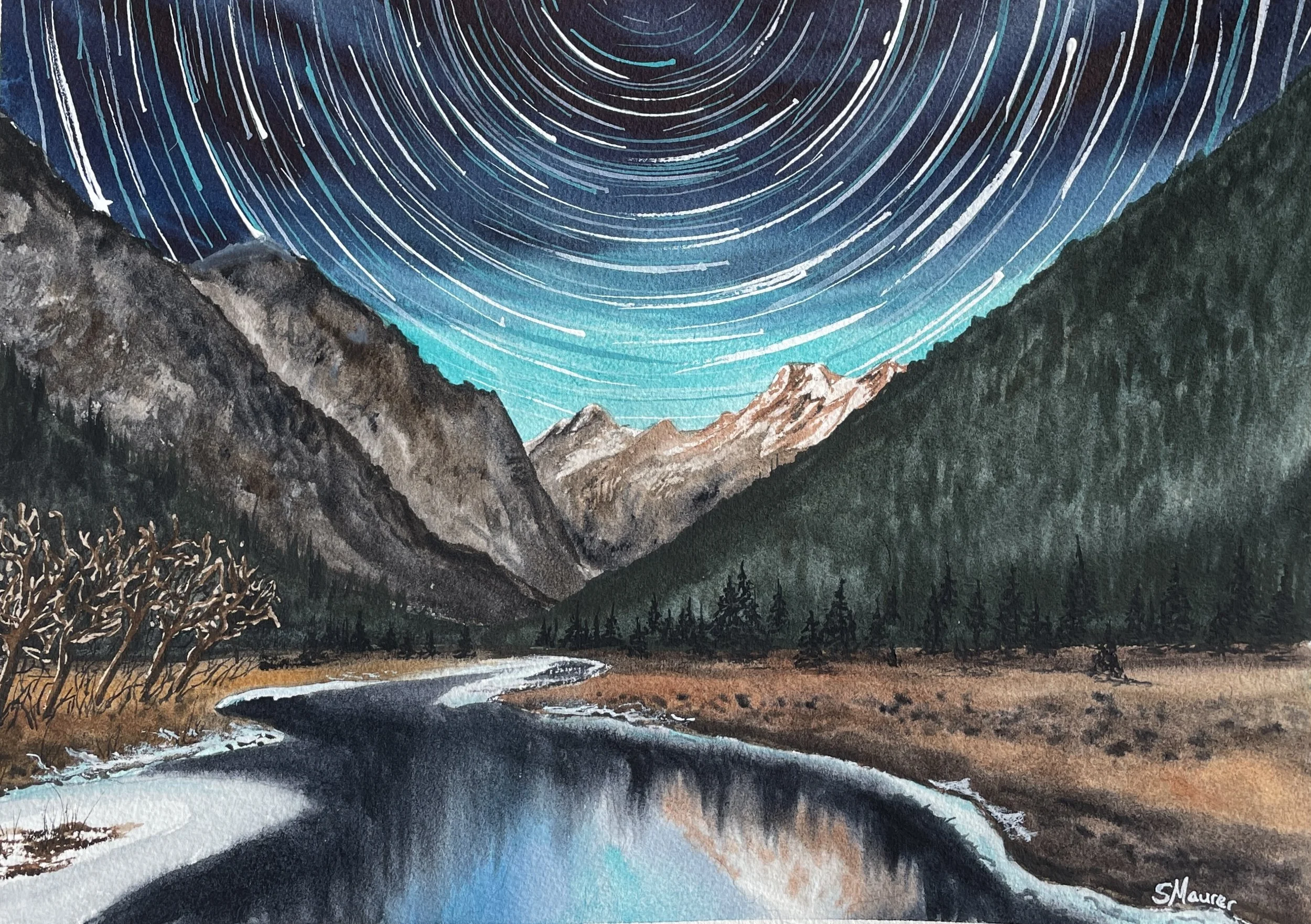 Star Trails Giclee Print