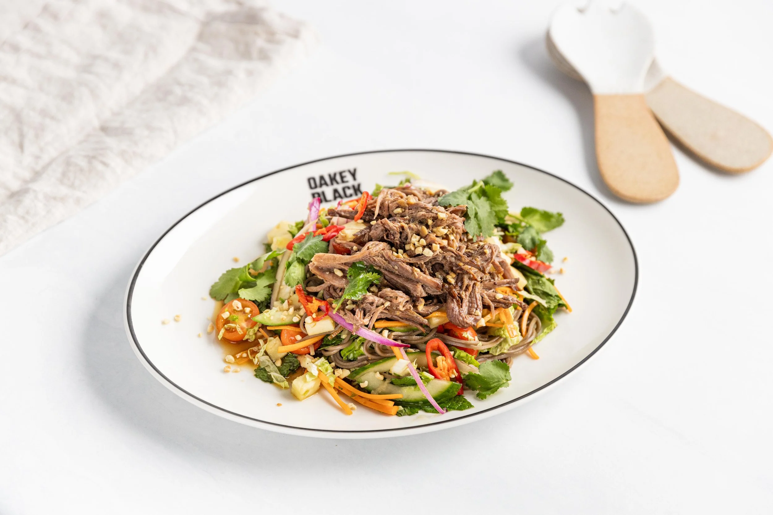 Vietnamese Brisket with Pineapple Soba Salad