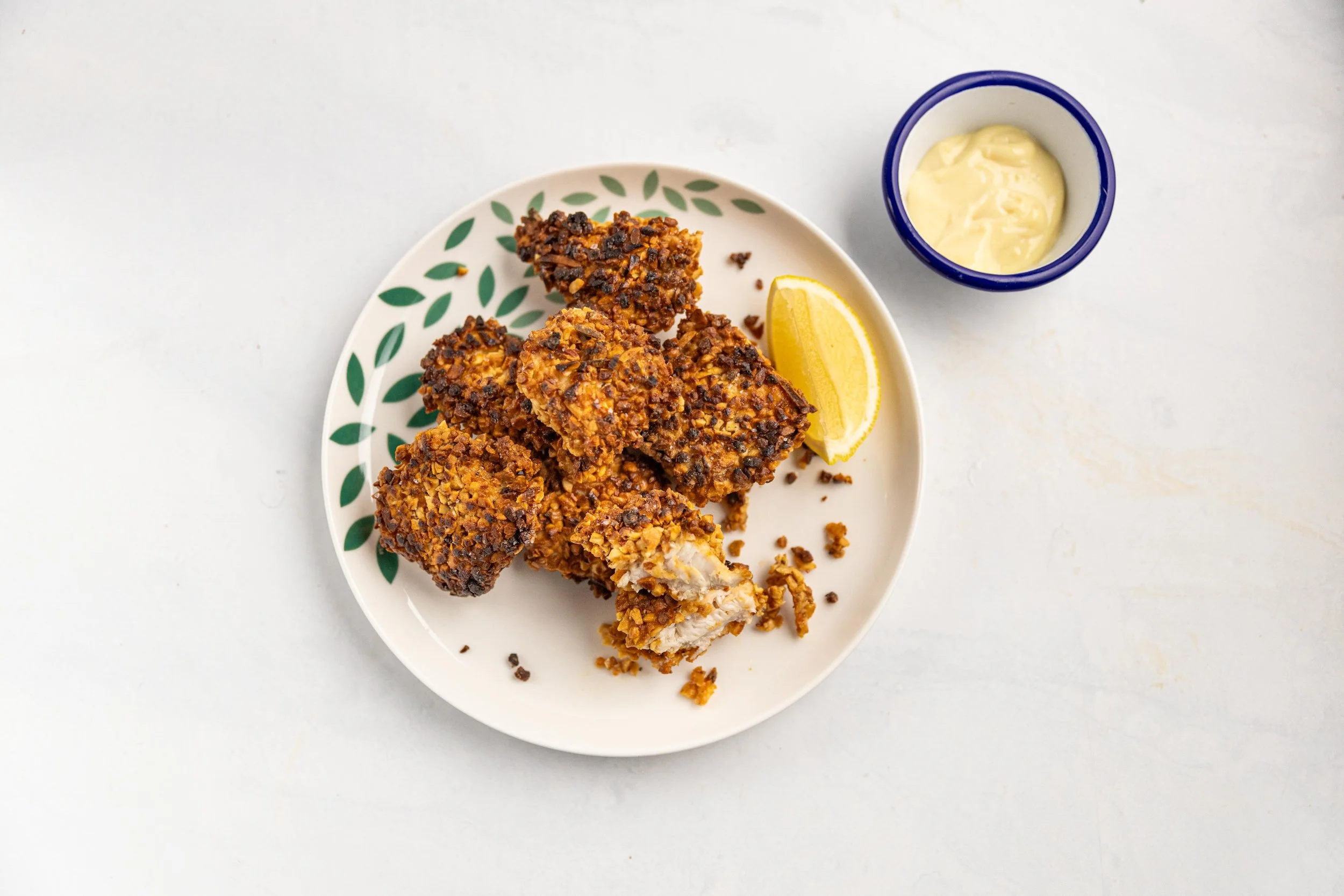 Nut-Crusted Chicken Nuggets