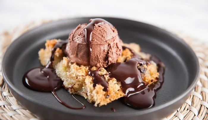 Chocolate Apple Betty