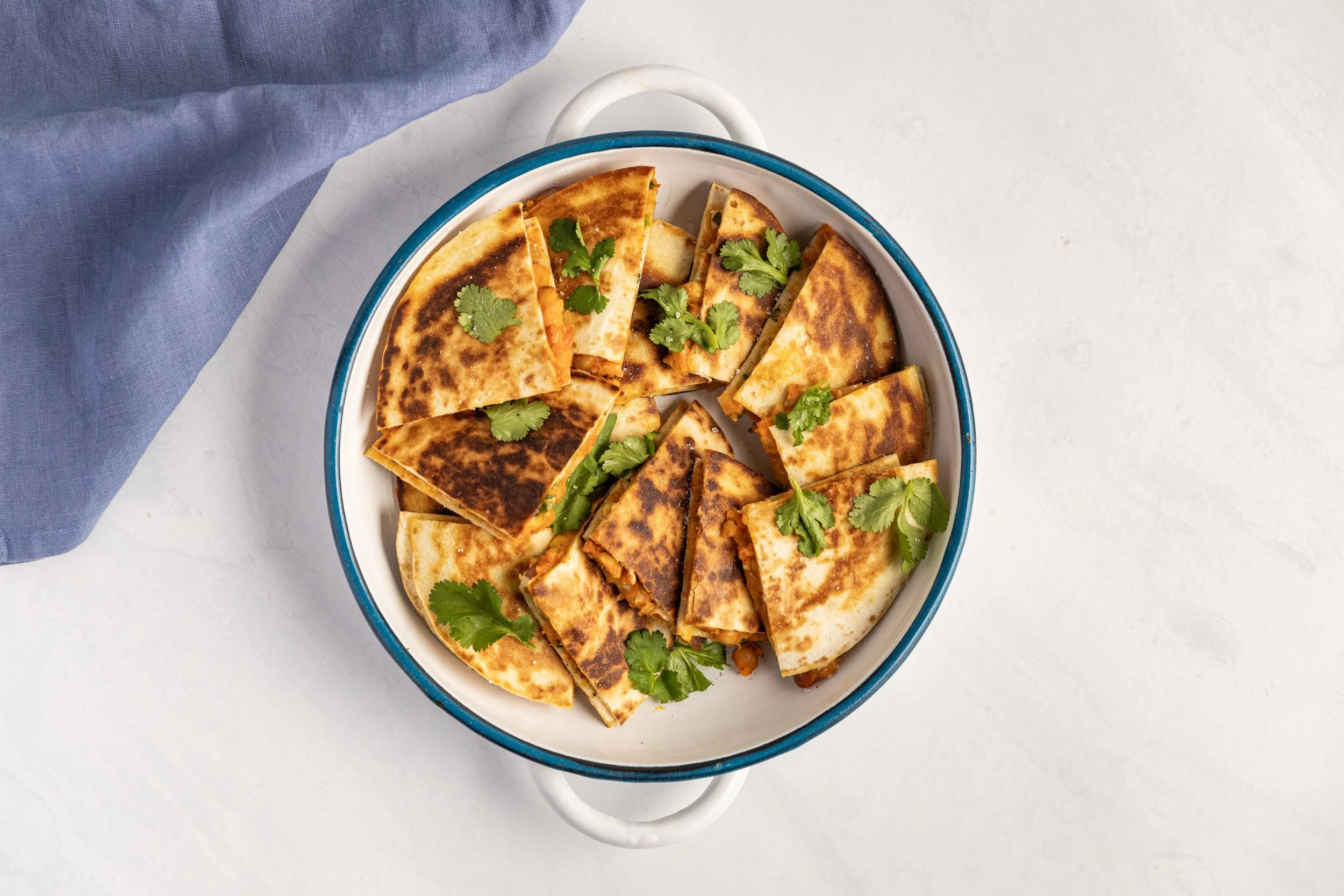 Kimchi Bean Quesadilla