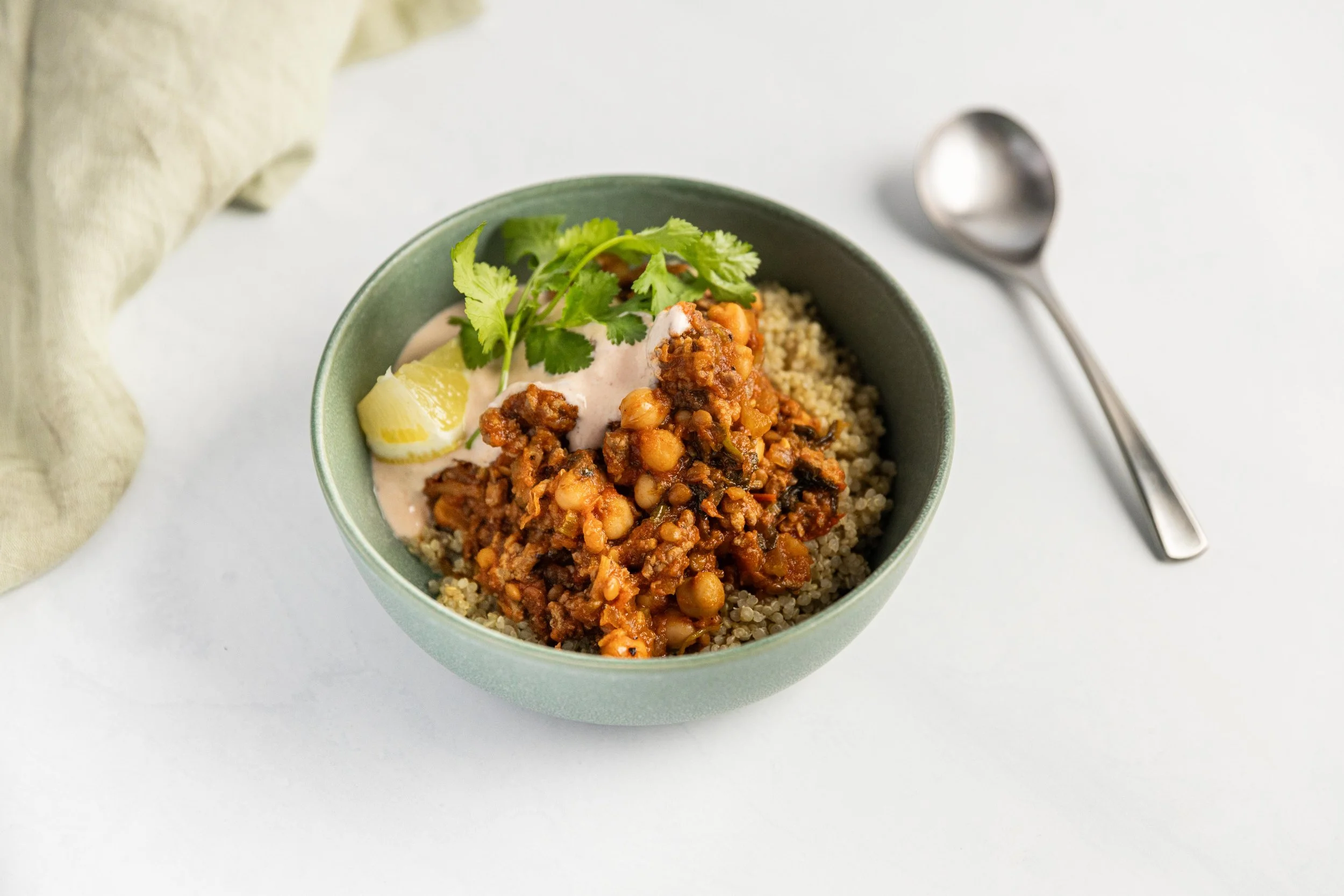 Moroccan-Inspired Lamp Chickpea Stew