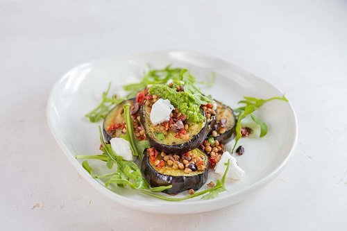 Eggplant Stack — Good Chef Bad Chef