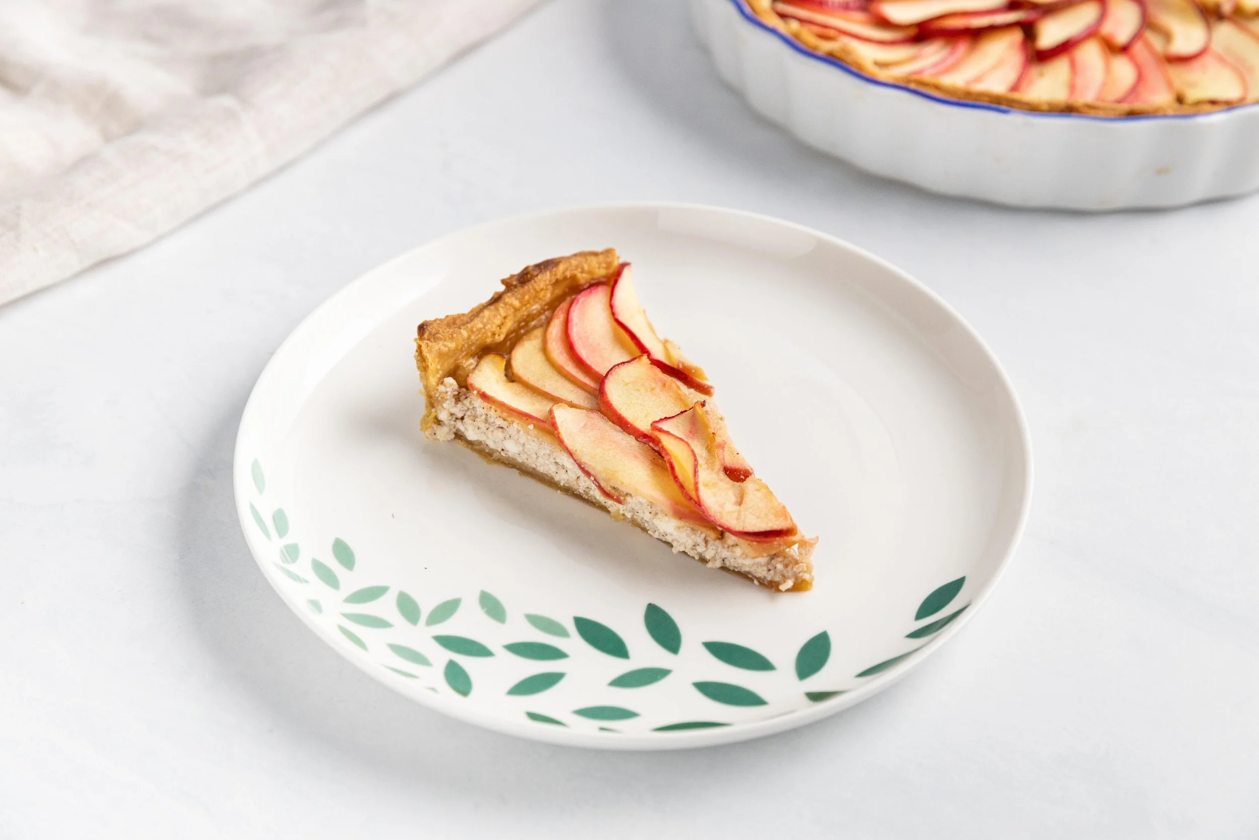 Apple Ricotta Tart
