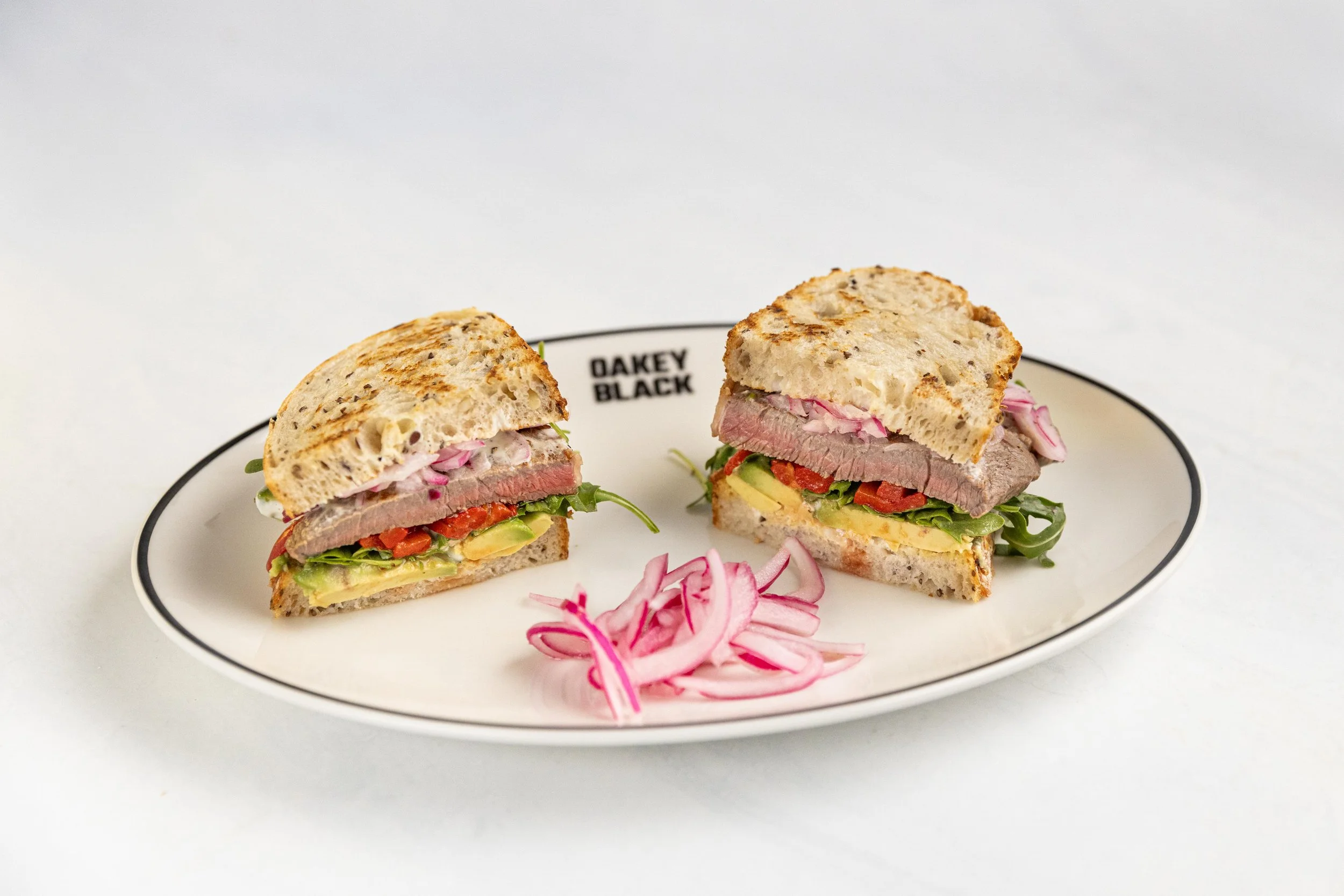 Gourmet Steak Sandwich with Horseradish Cream