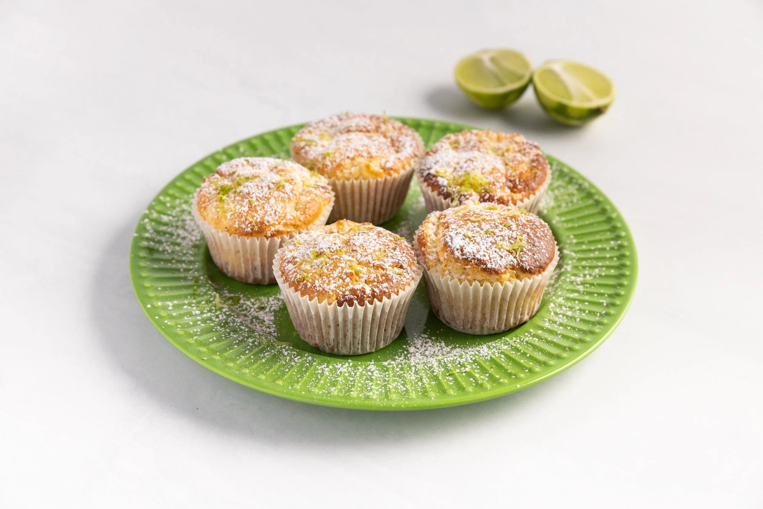 Pineapple, Coconut &amp; Lime Muffins
