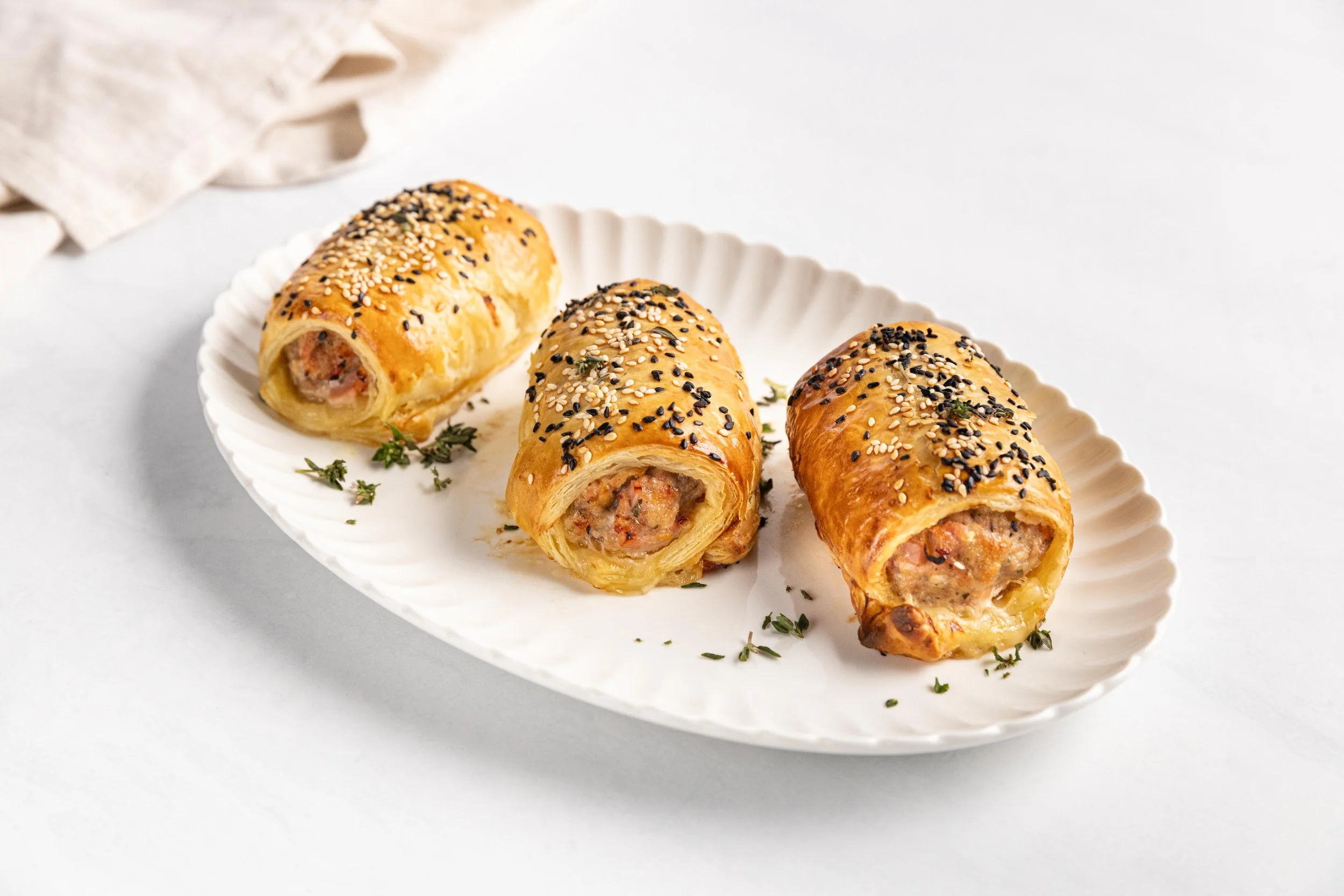 Pork, Fennel &amp; Apple Sausage Rolls