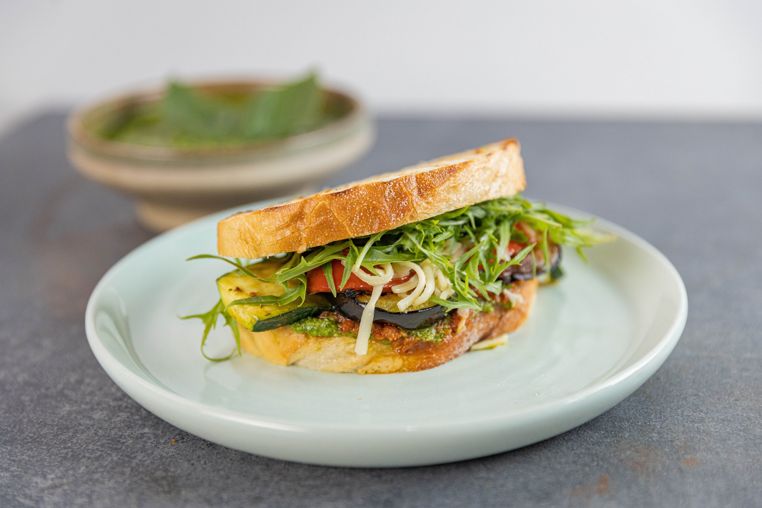 Grilled Vegetable Sandwich — Good Chef Bad Chef