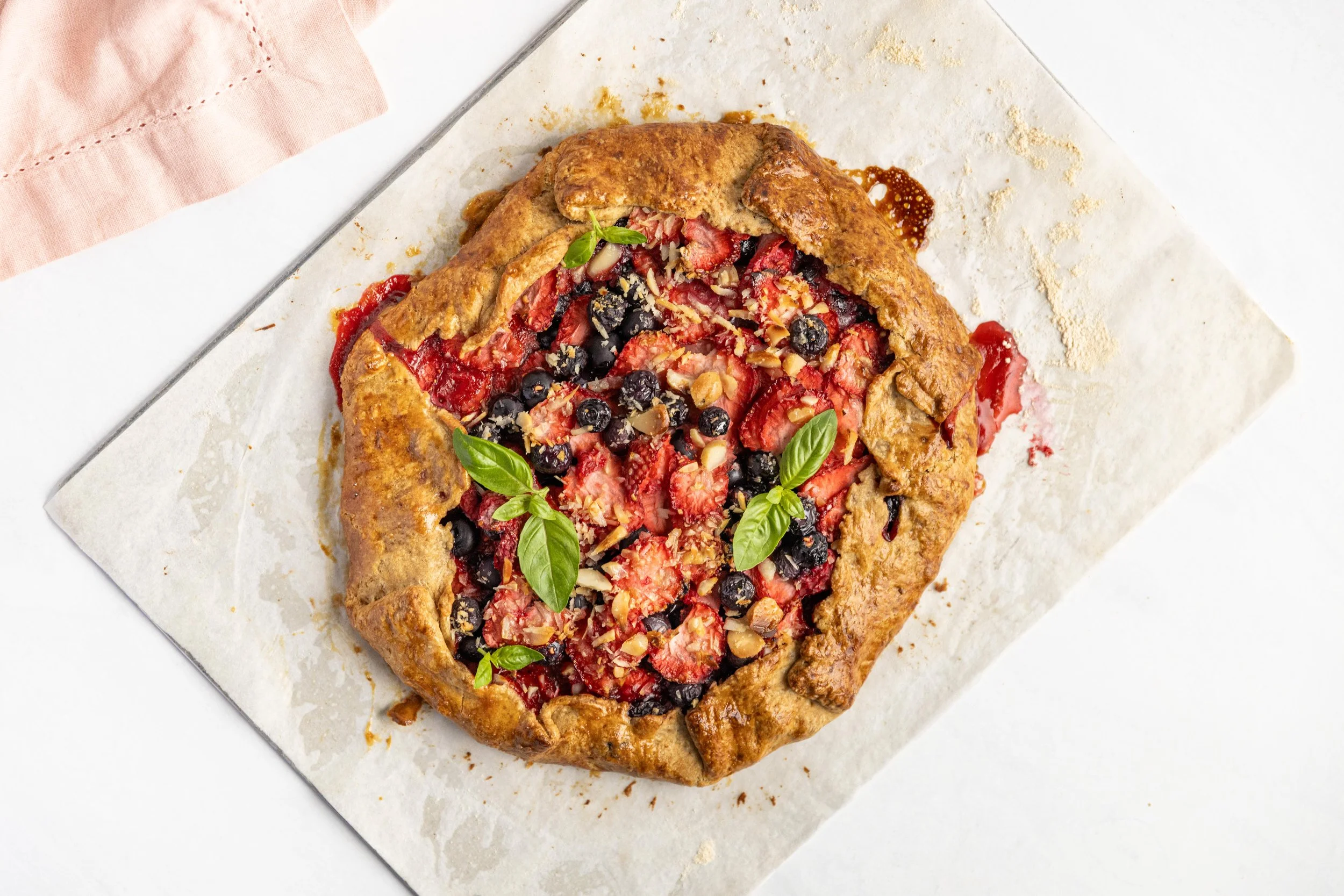 Berry Macadamia Crostata