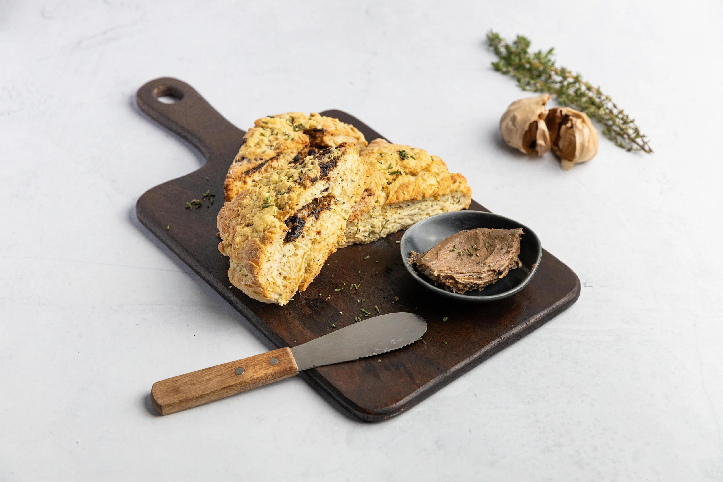 Black Garlic and Herb Savoury Scones