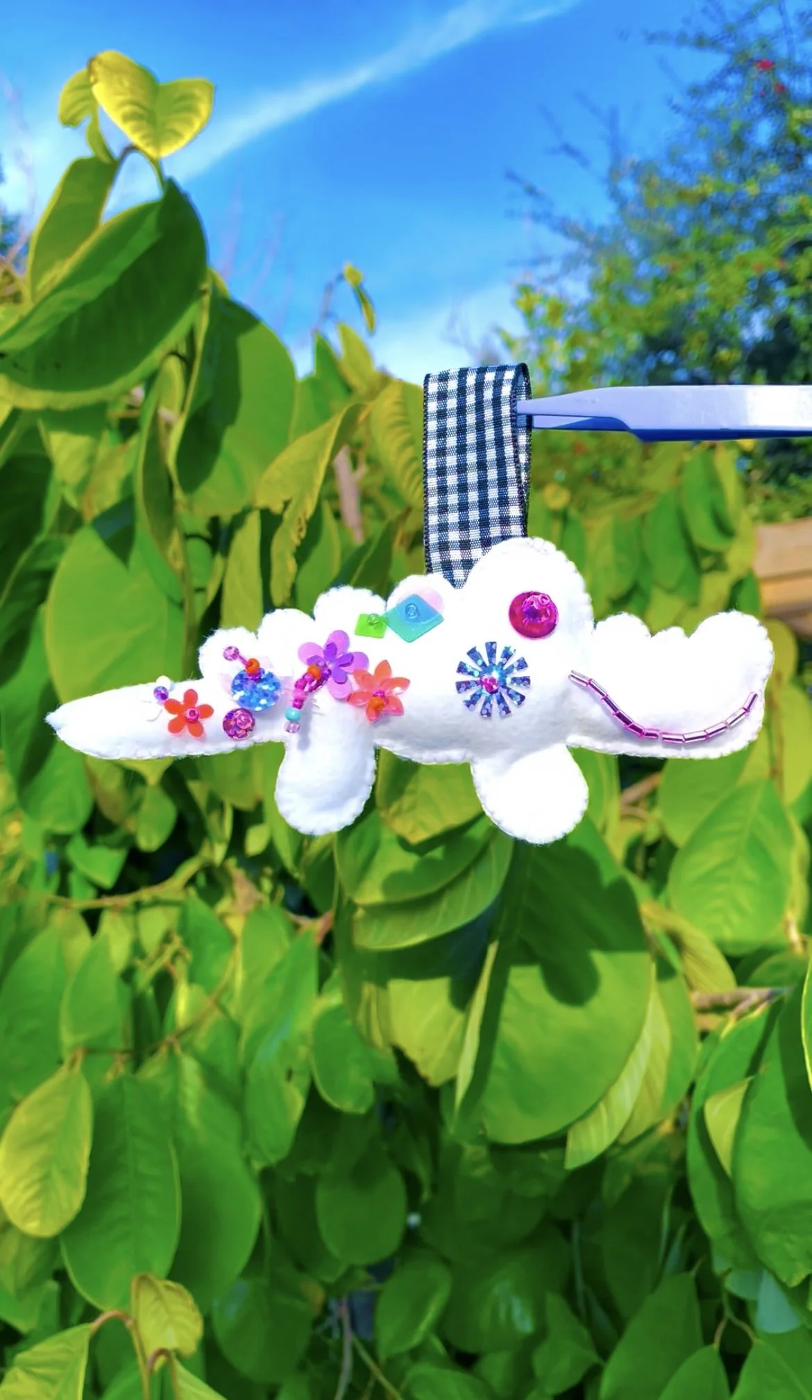 claude plushie keychain