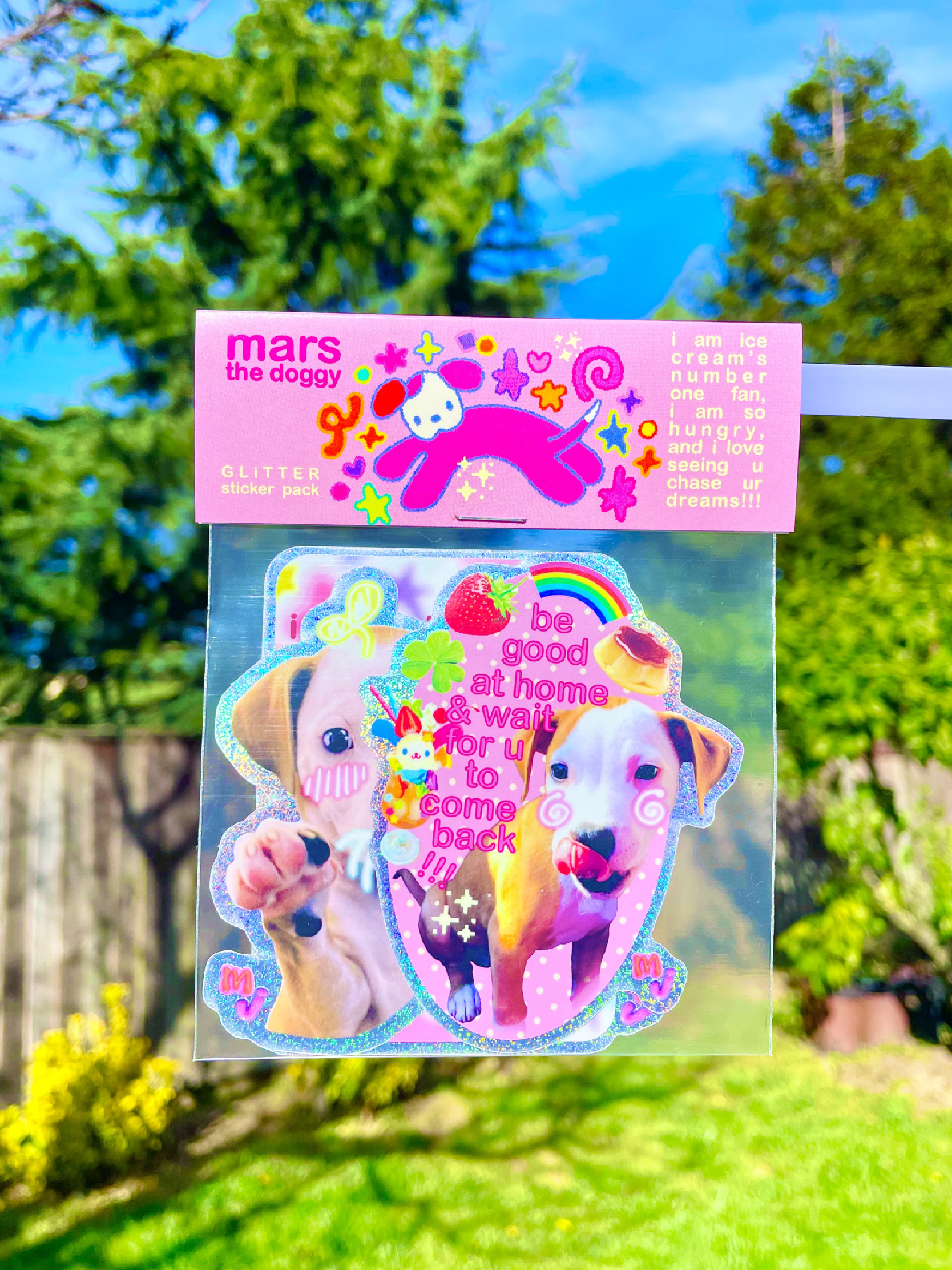 mars the doggy sticker pack