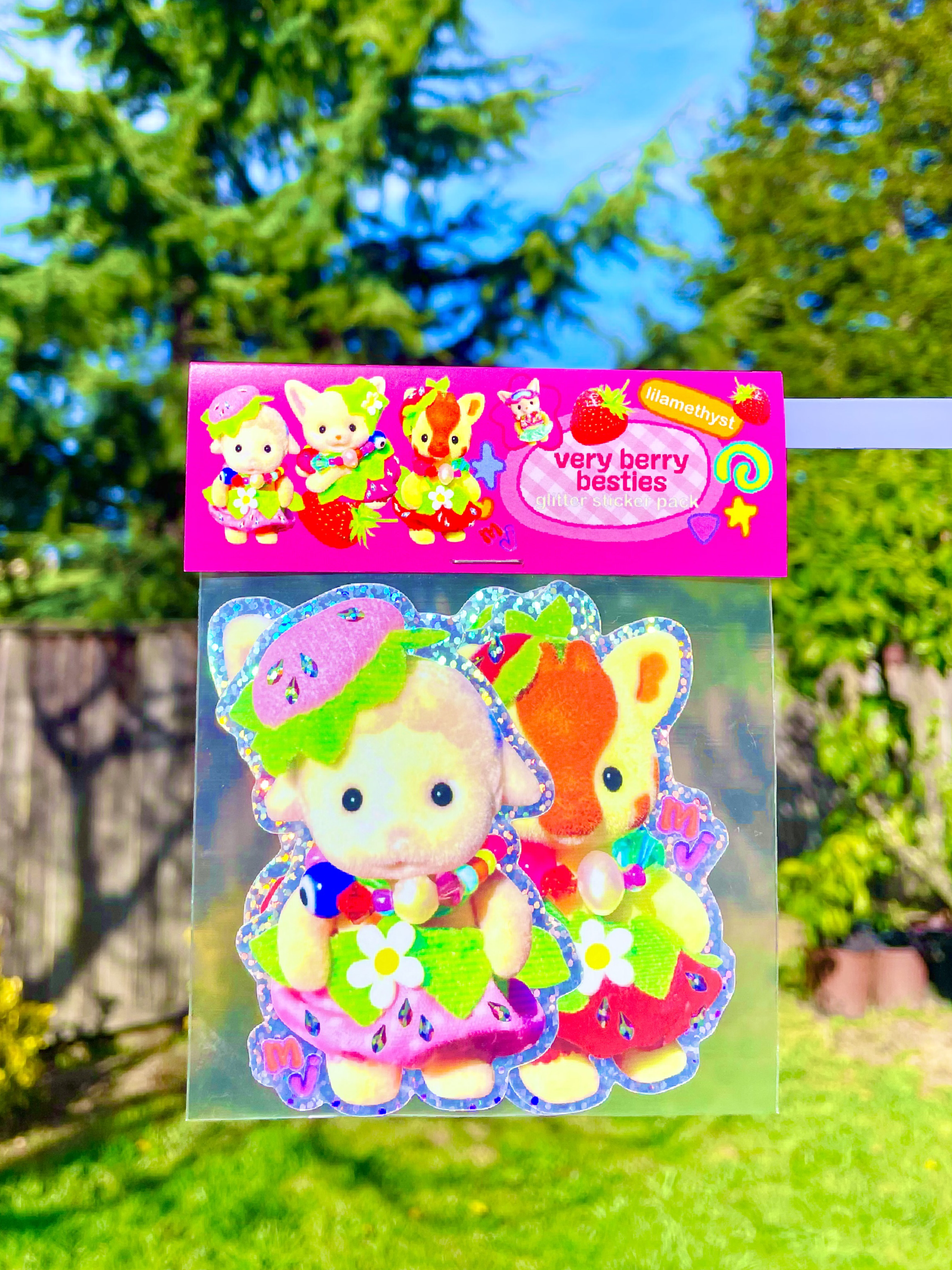 very berry besties sticker pack