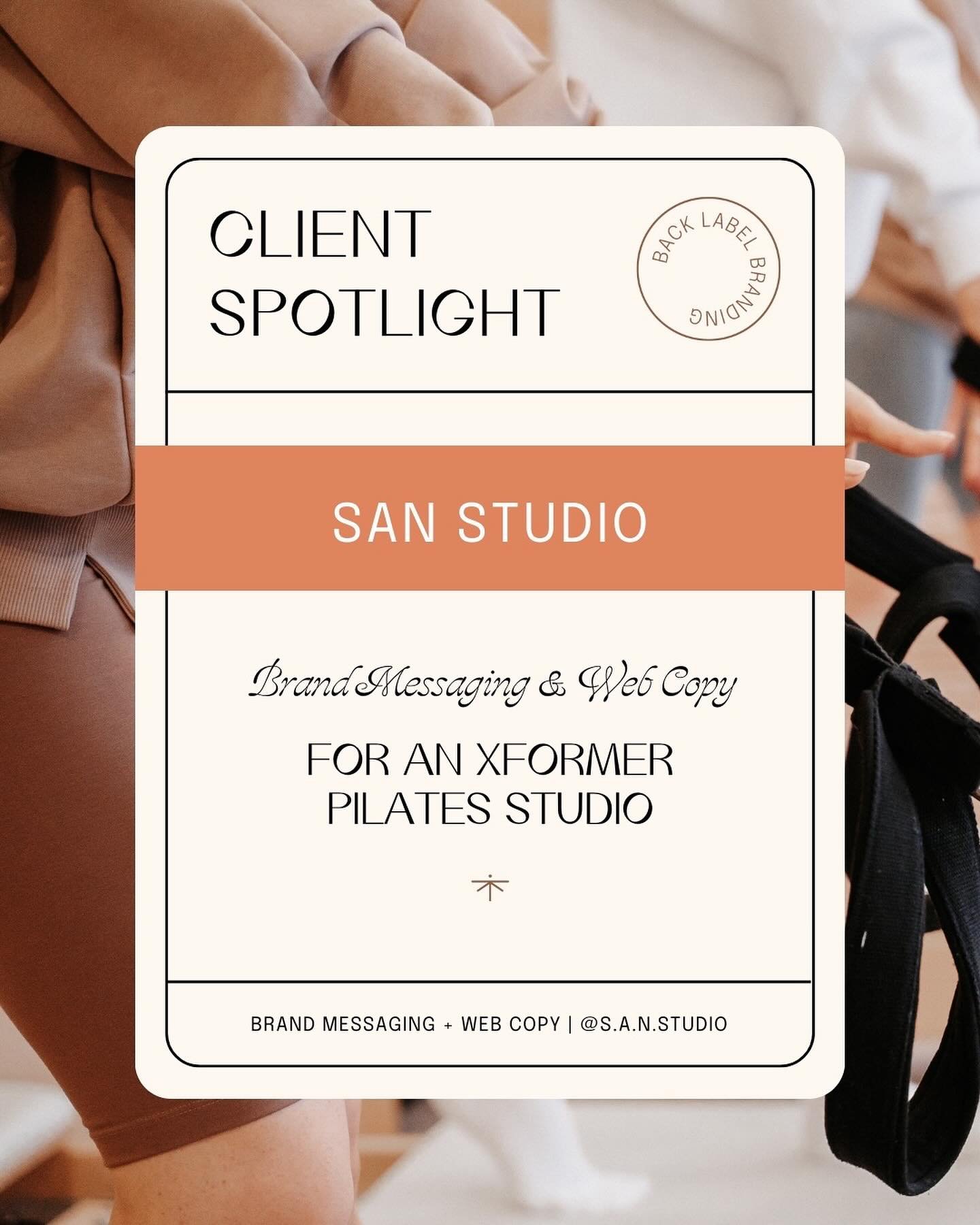 @s.a.n.studio is a brand-new wellness studio that officially opened its doors this spring. I&rsquo;m thrilled to share the live website after working with founder Alexandra on san studio&rsquo;s brand messaging and website copy.