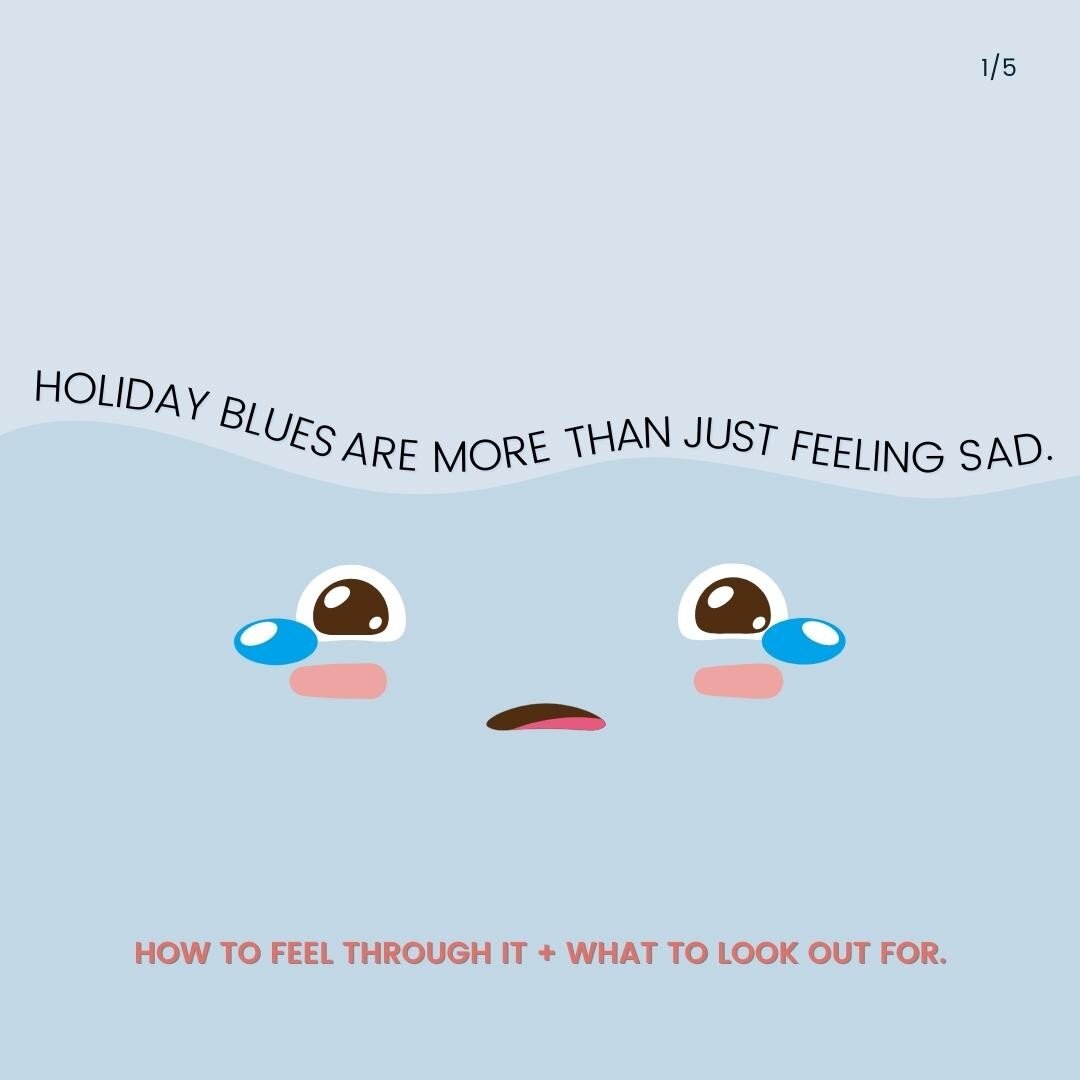 Holiday blues are confusing.
 
The holidays are characterized by happiness and rejoicing but this time of year can also put many of us in a space of deep reflection and sadness. In addition, we enter the nov-dec months with anticipation; looking forw