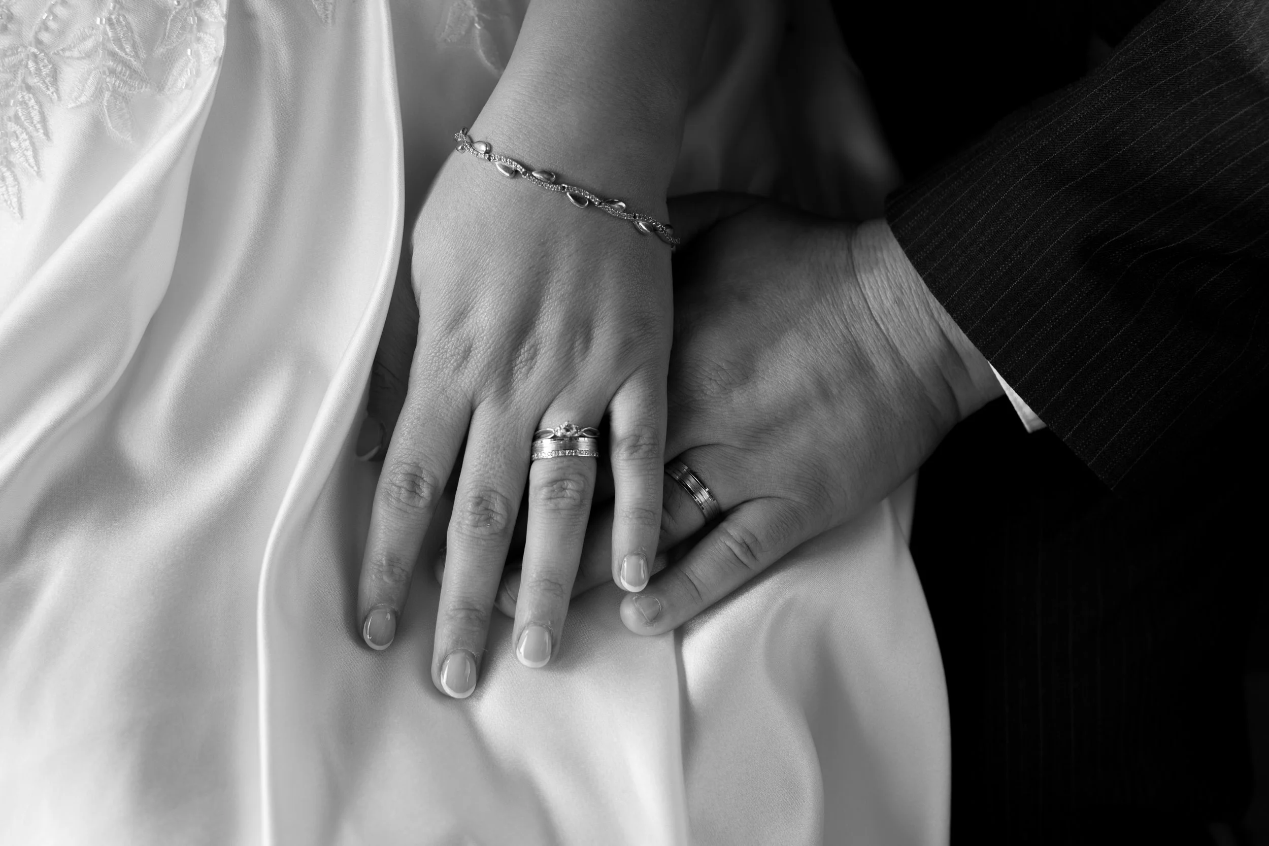 black and white up close ring and hand shots micro east bay area san francisco elopement photos.jpg