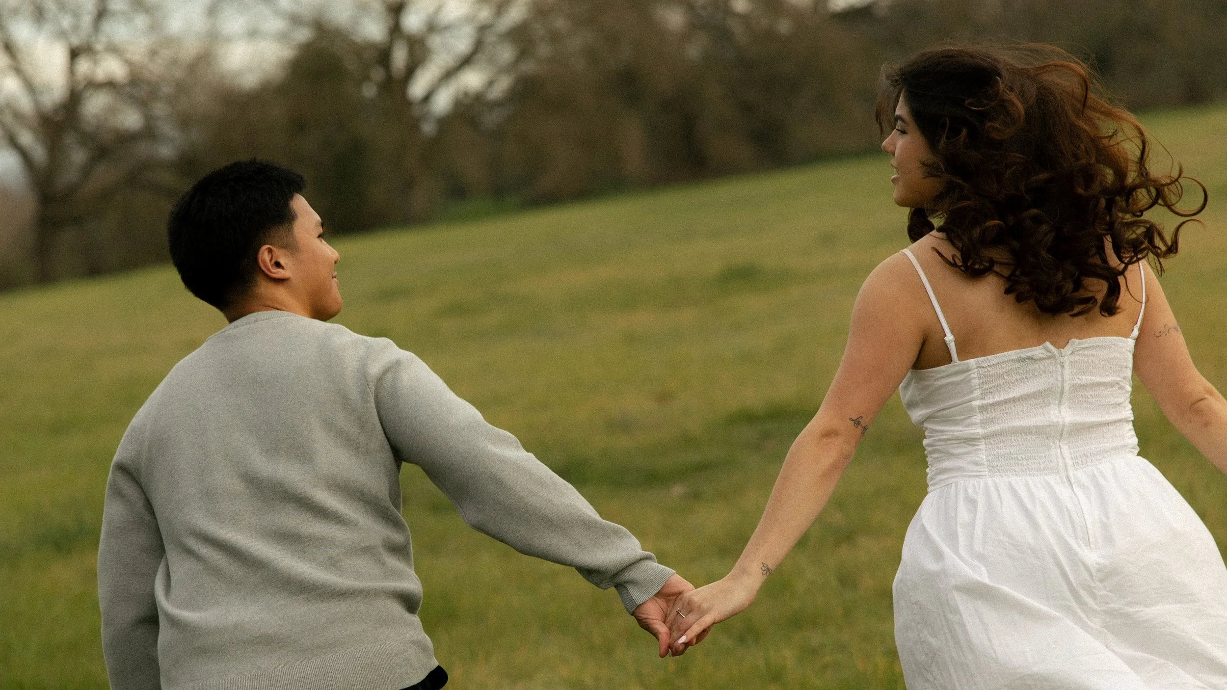 romantic motion based film photographer california engagement couples photographer