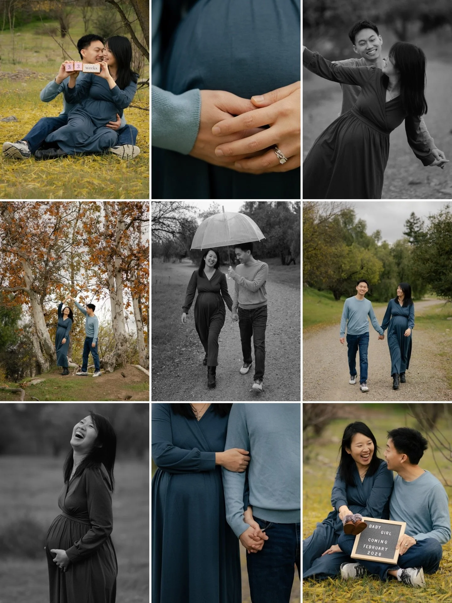 As promised, photos from my most recent maternity session with the SWEETEST couple. 

We had planned the photoshoot ahead of time only to have days of rain forecasted before and after the session date. Day of, it was raining like 1 hour prior but we 