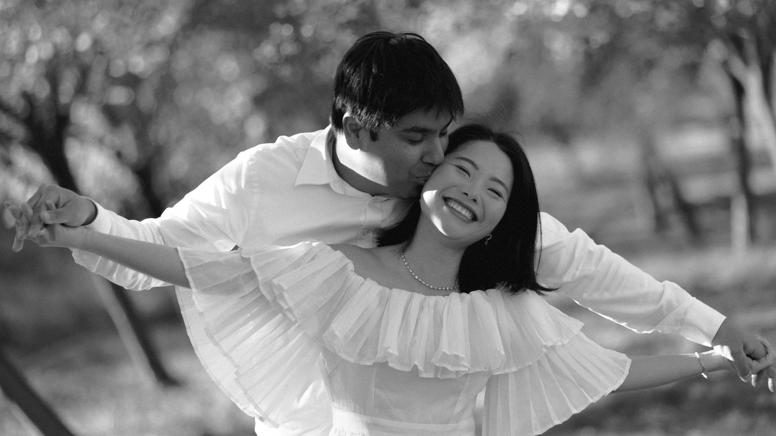 Romantic cinematic couples wedding photographer east bay area california