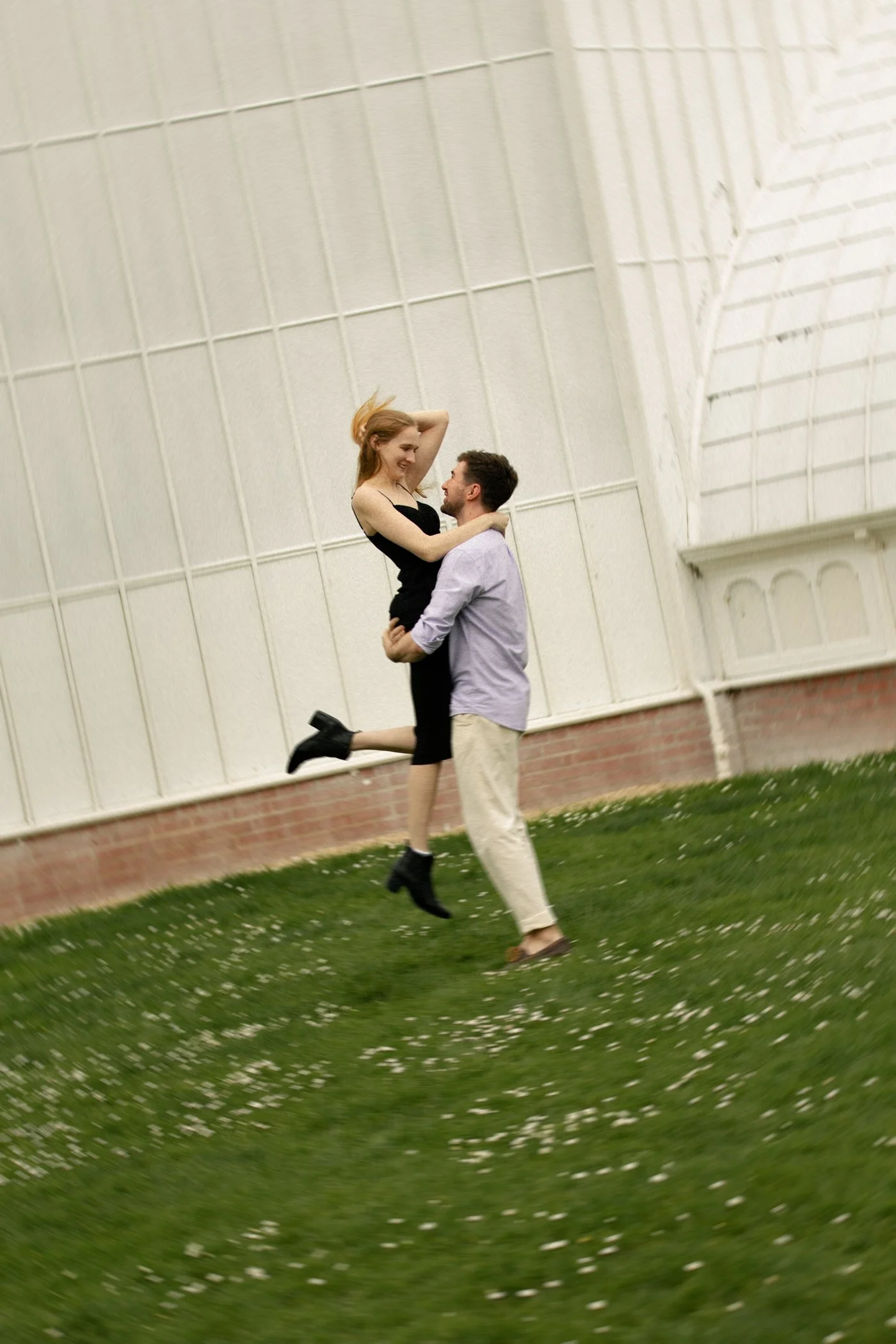 romantic outdoor photos at the San Francisco Conservatory of Flowers after a proposal by Bryn Power Photography.jpg