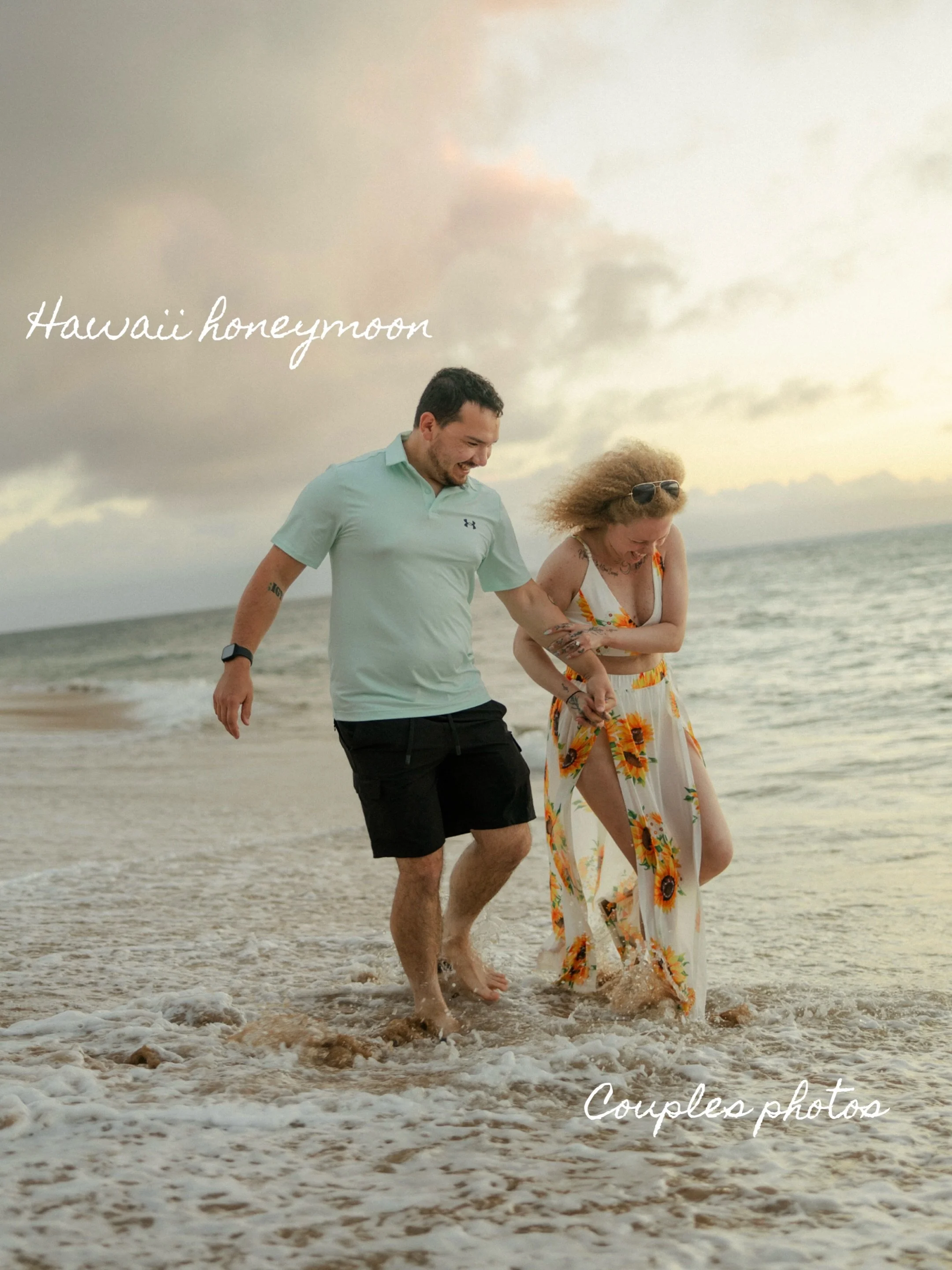 Spontaneous honeymoon photos for this super sweet couple right on a beach in Kaanapali Maui. I couldn&rsquo;t have asked for a better couple to spontaneously photograph!!! 

________________
Spontaneous photoshoot / honeymoon / Hawaii honeymoon / Kaa