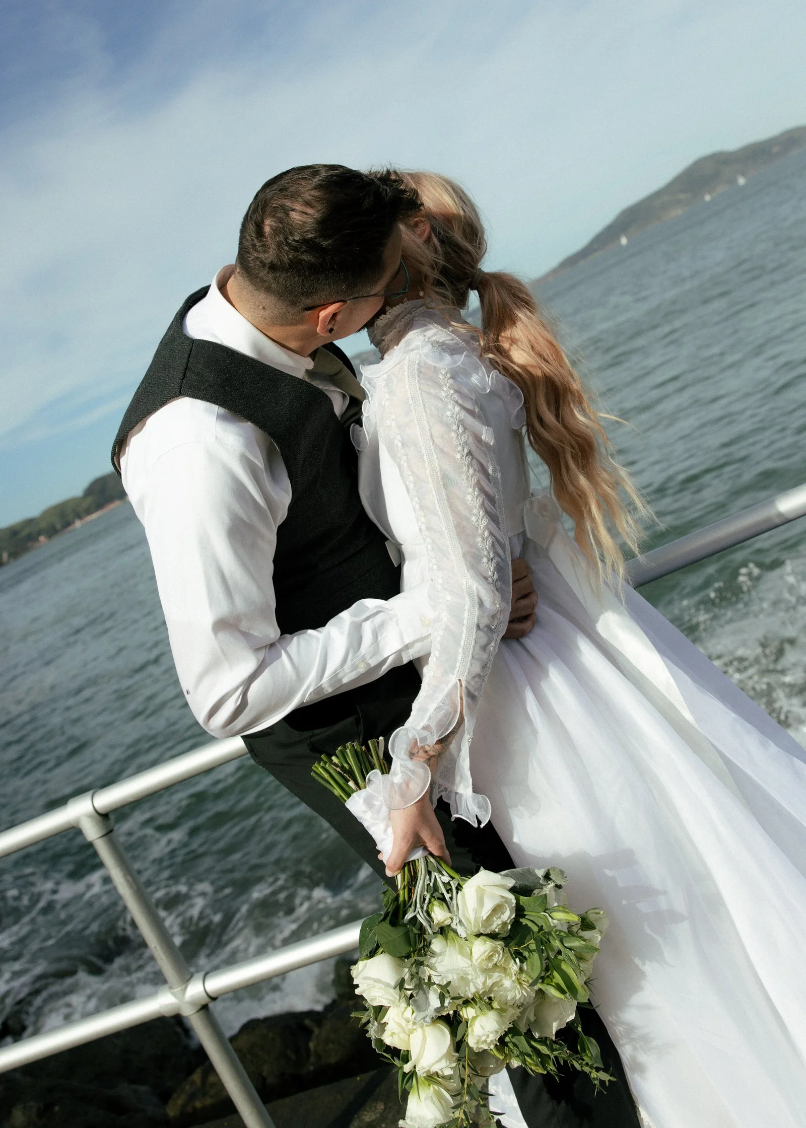 dutch angle wedding photo danville california