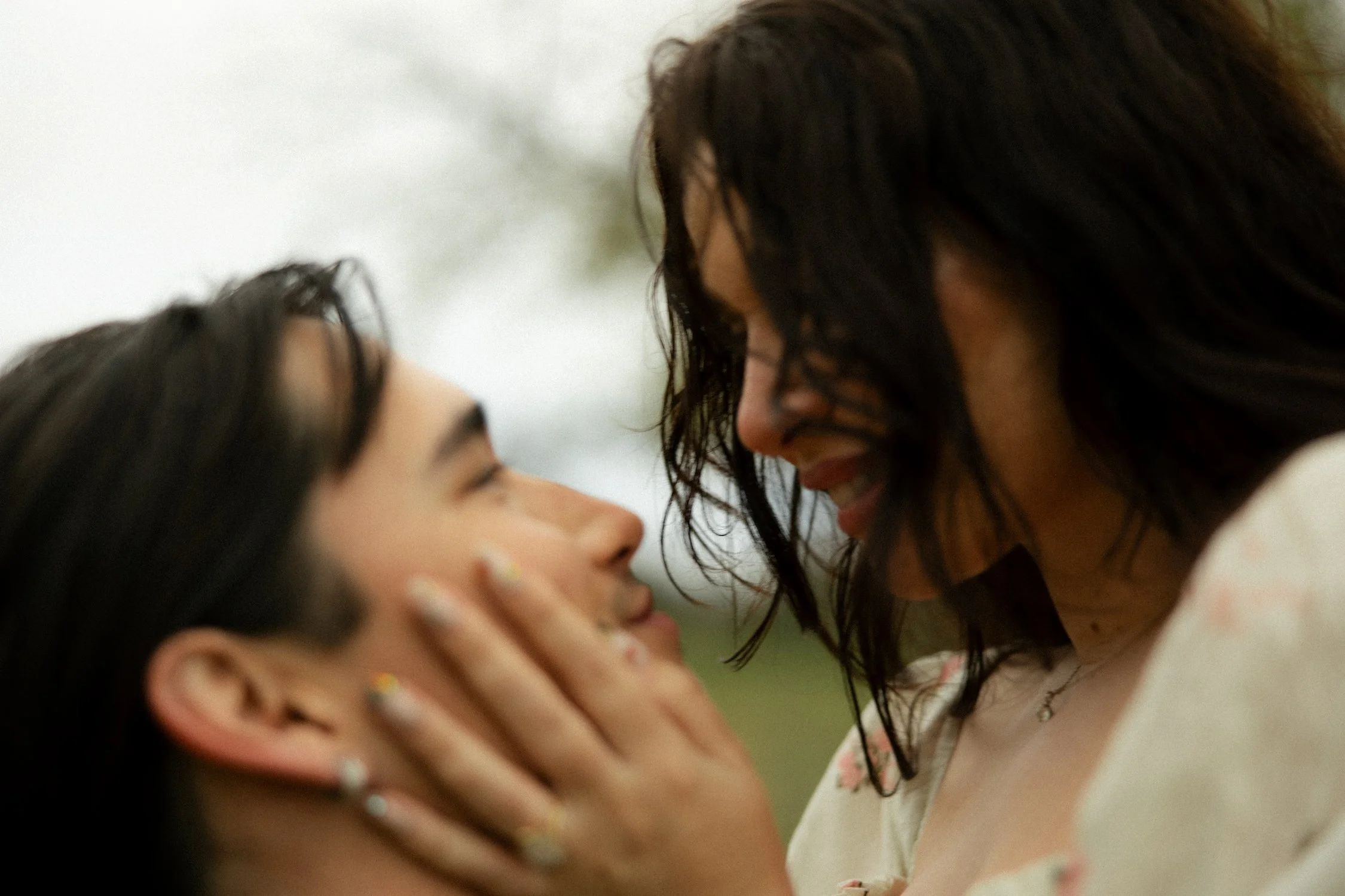 close up romantic california bay area engagement photos film style.jpg