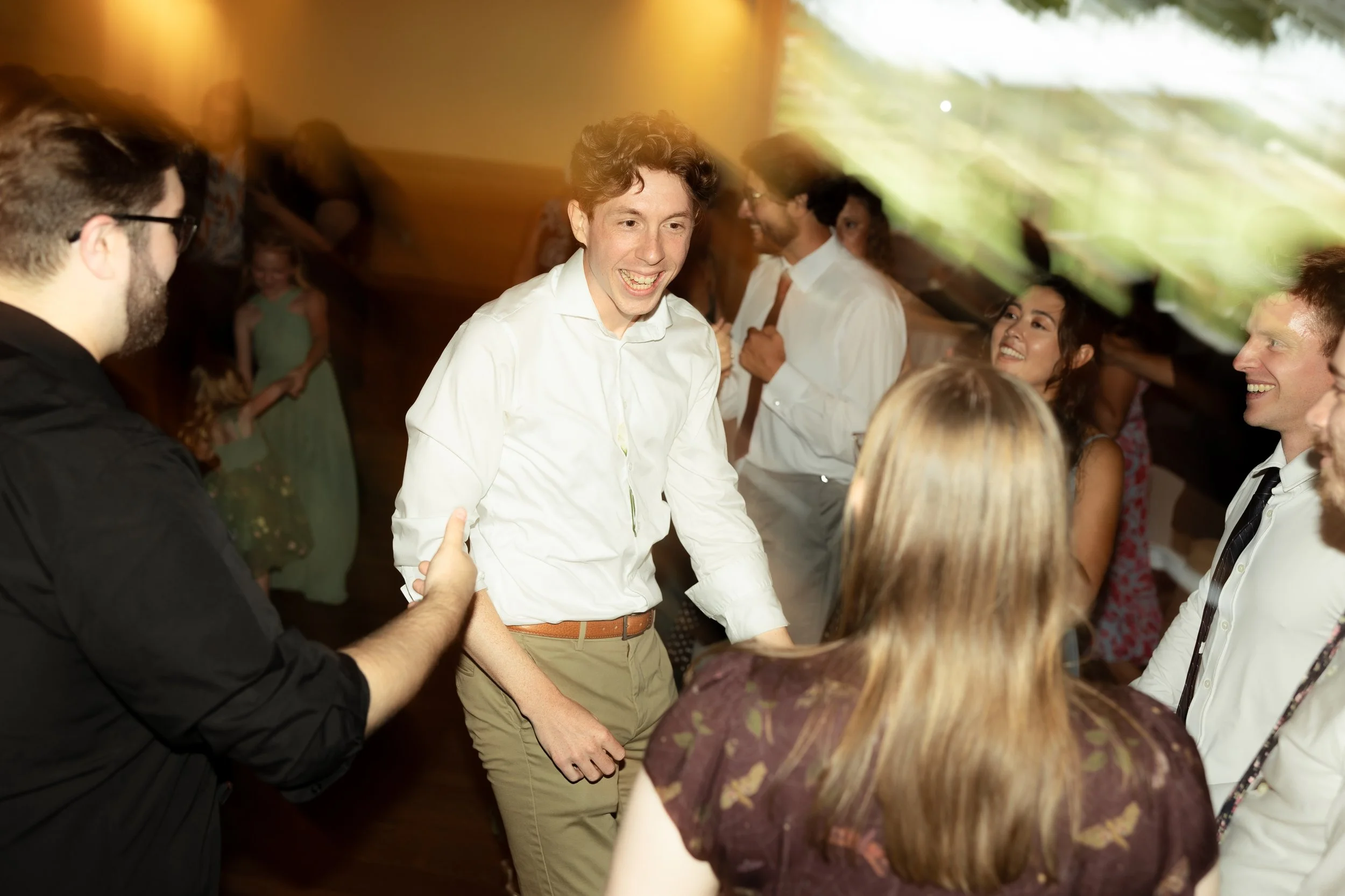 Wedding reception dance photos mill valley community center